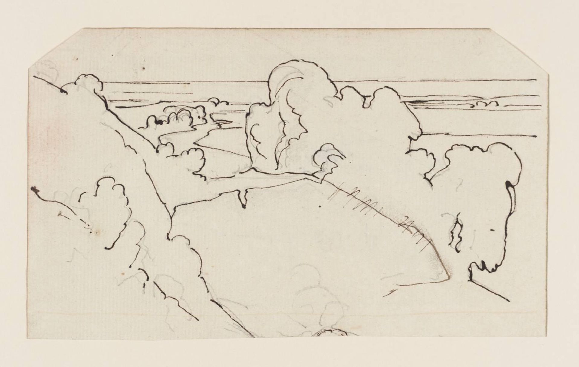 [title not known] Verso: Sketch by Joshua Cristall