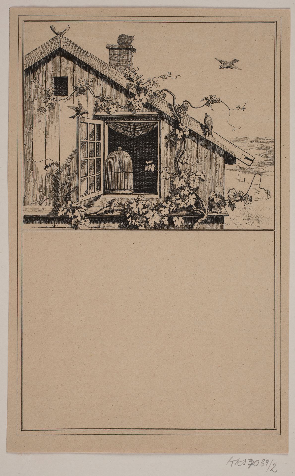 De fangne og de frie. Nr. 1 i Chr. Winther og M. Rørbye, "25 Billeder for små børn" by Adolph Kittendorff