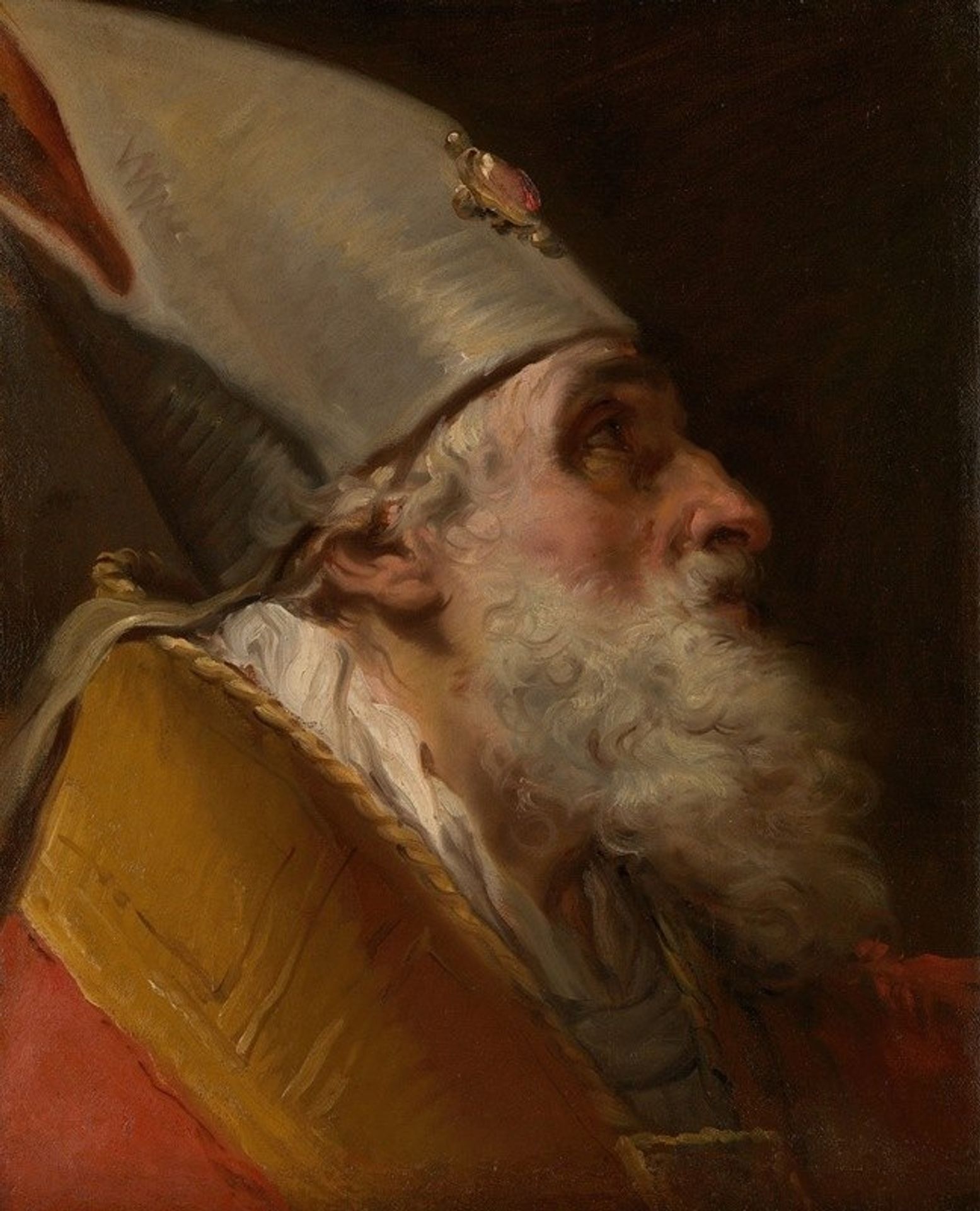 Head of a Bishop by Gaetano Gandolfi