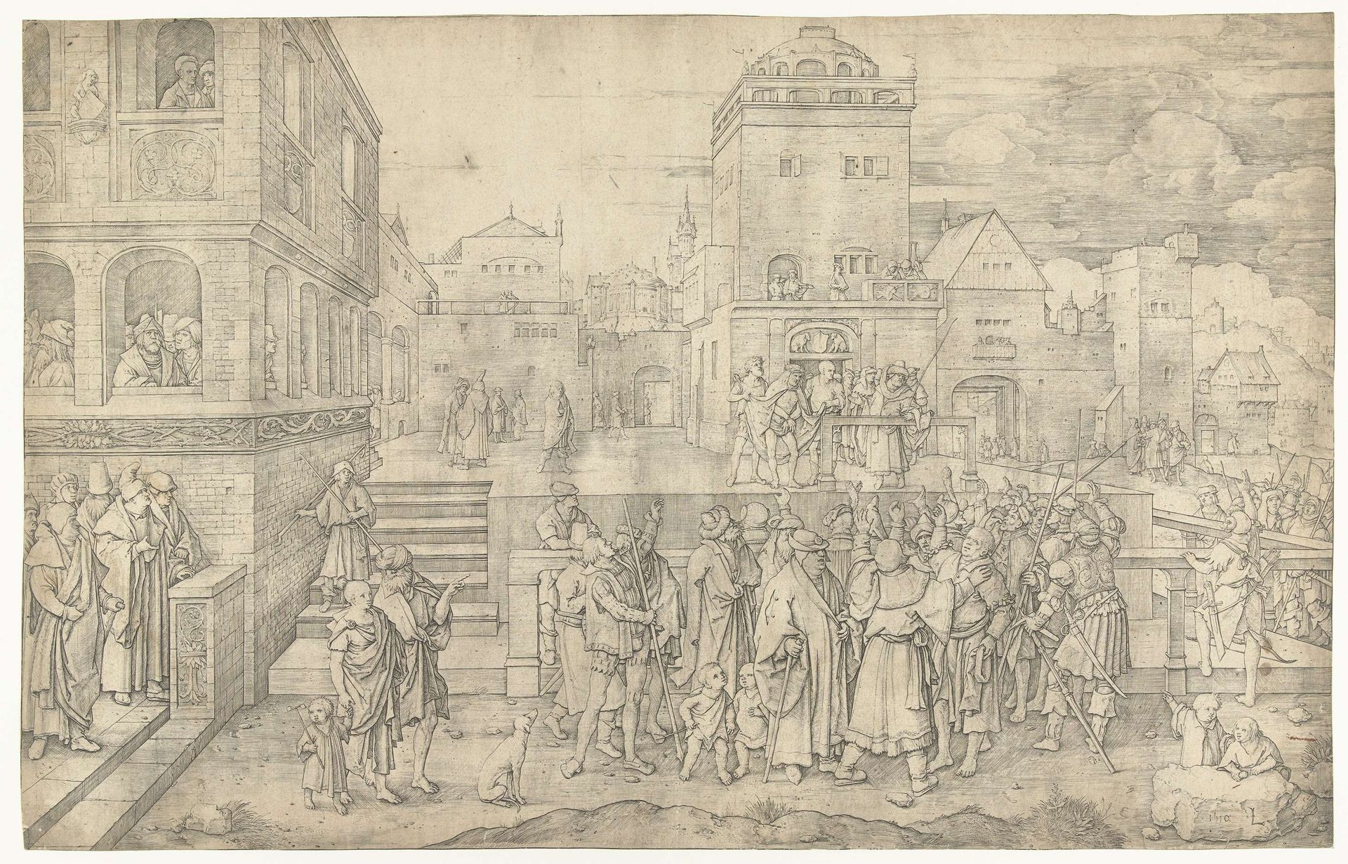 De grote Ecce Homo by Lucas van Leyden