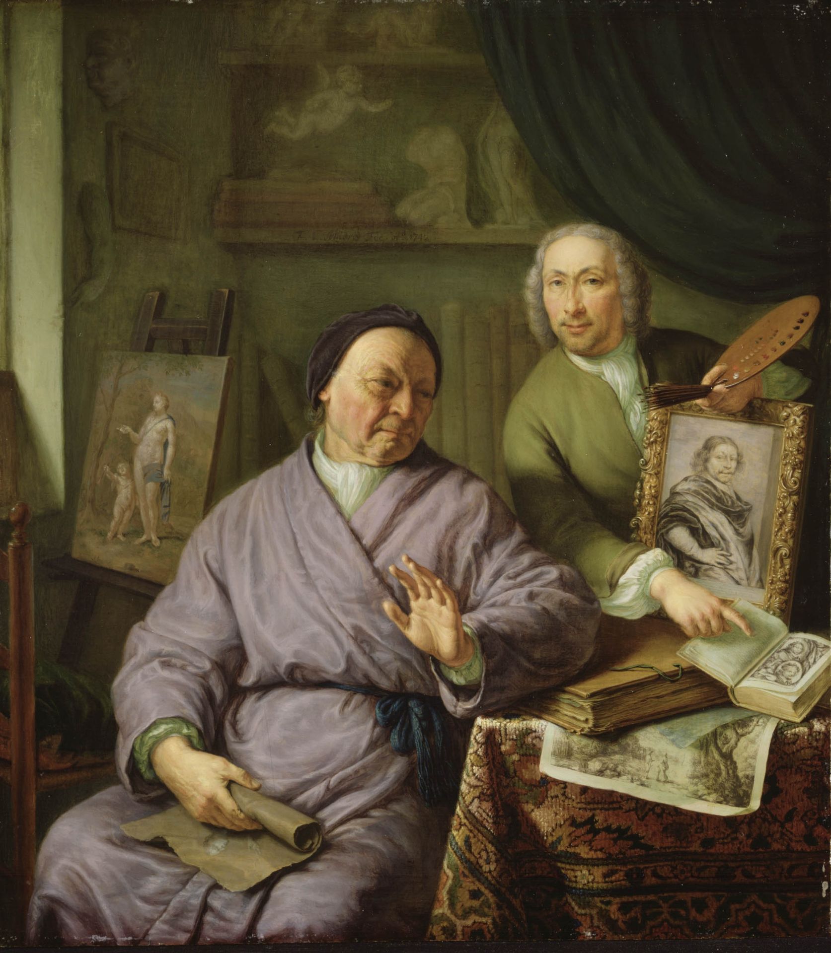 Three Generations by Frans van Mieris the Elder