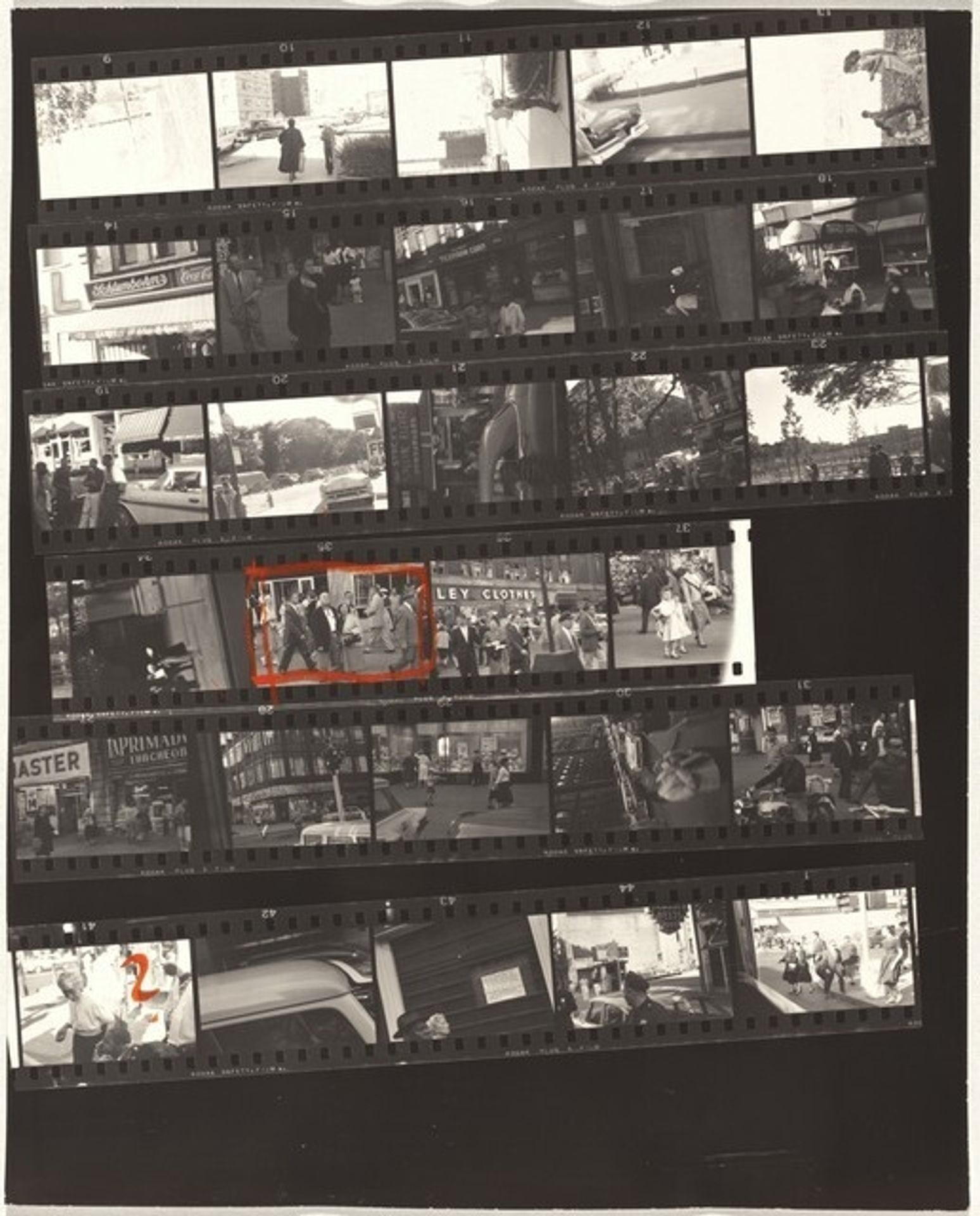 From the bus 59 by Robert Frank