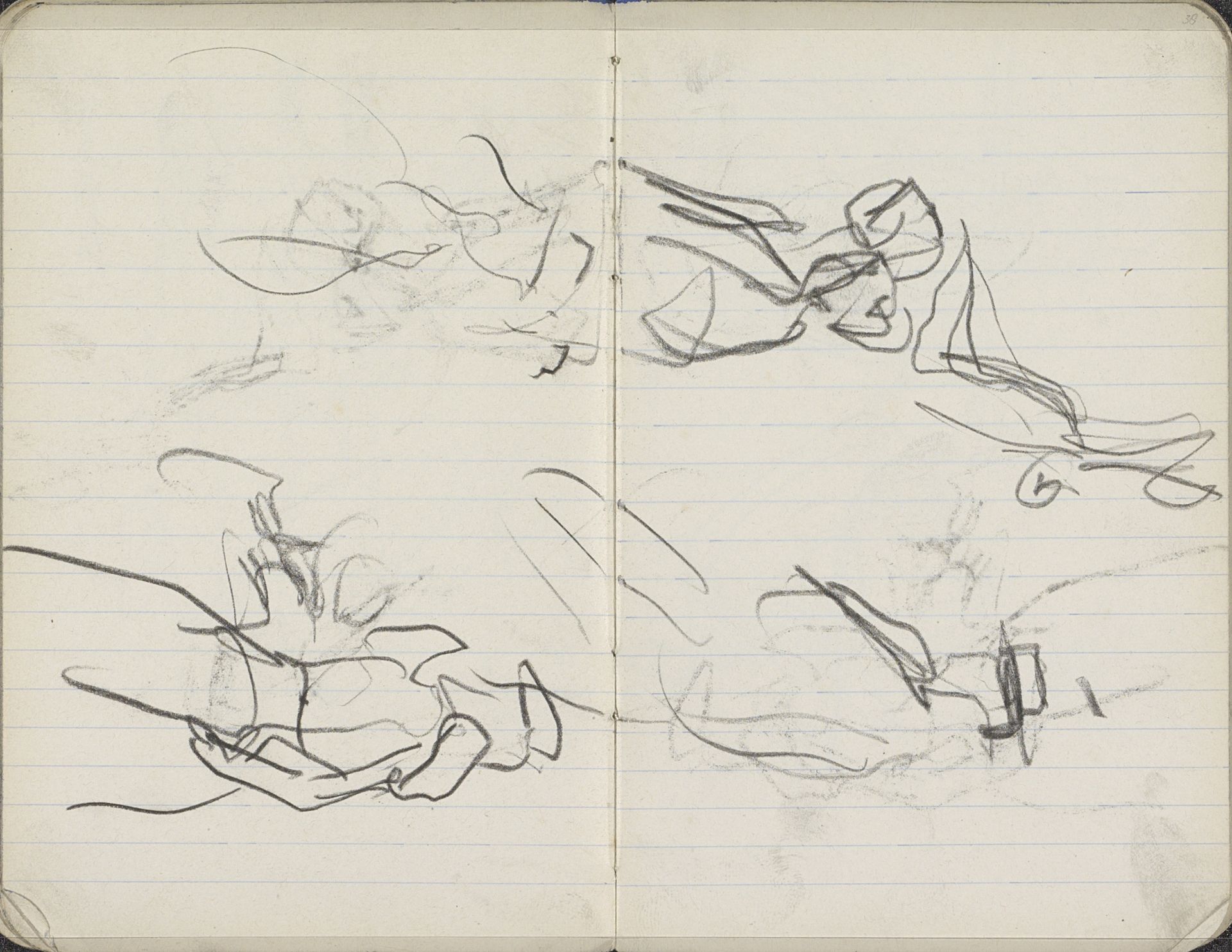 Figuurstudies by George Hendrik Breitner