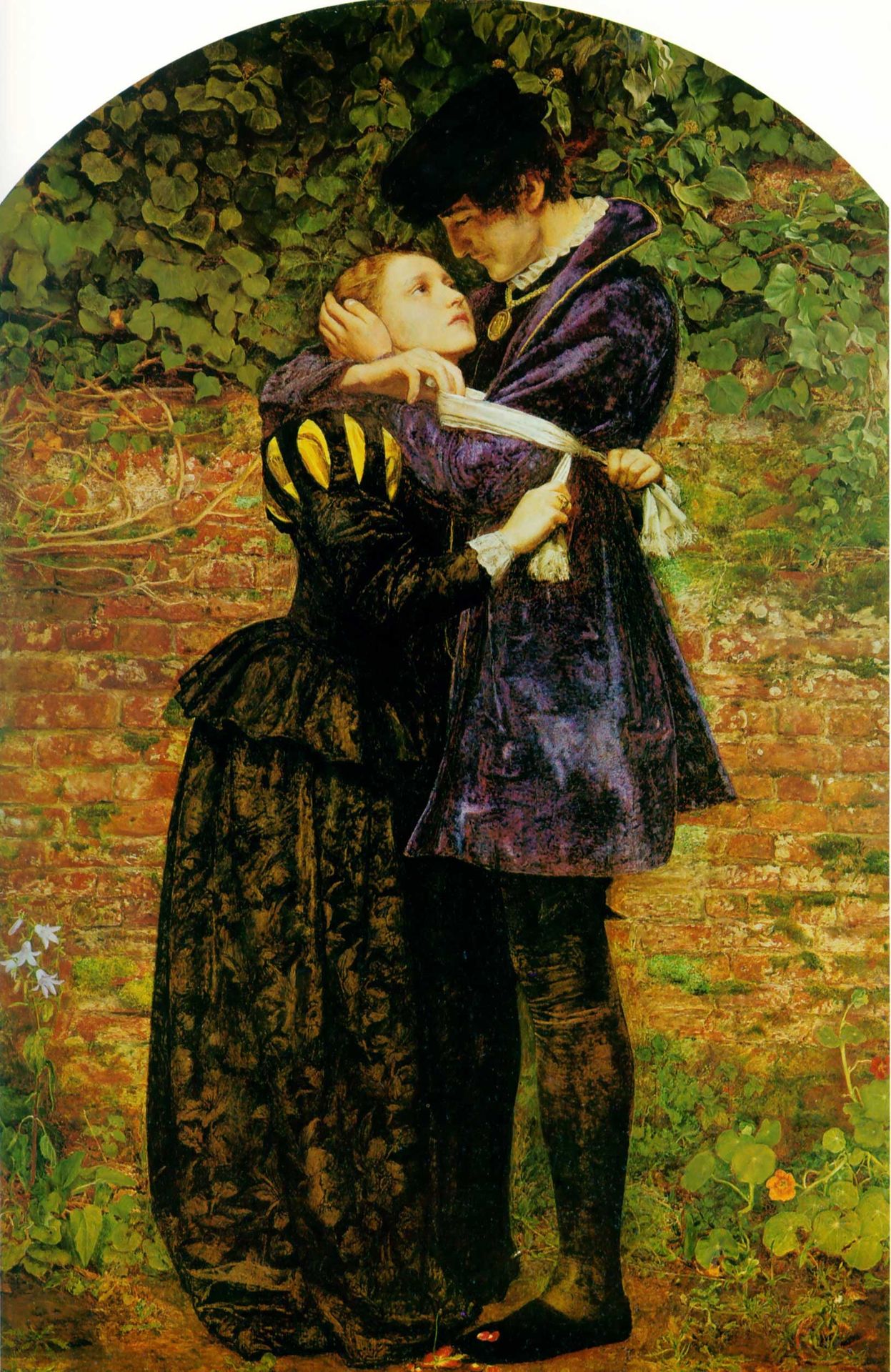 A Huguenot, on St. Bartholomew's Day, Refusing to Shield Himself from Danger by Wearing the Roman Catholic Badge by Sir John Everett Millais