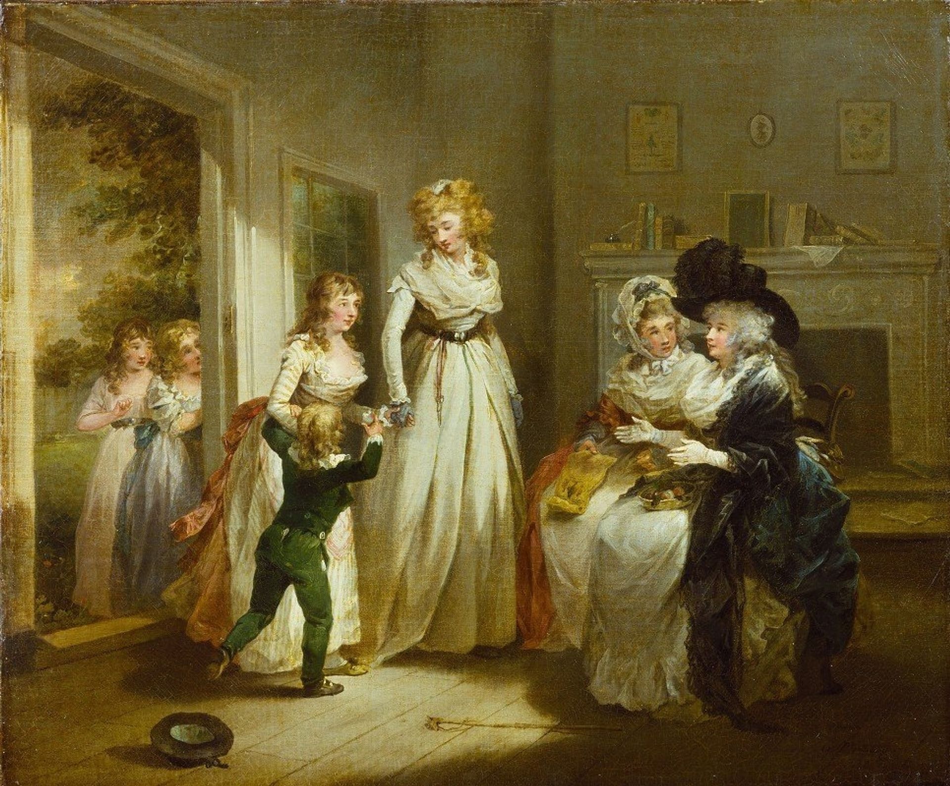 A Visit to the Boarding School by George Morland