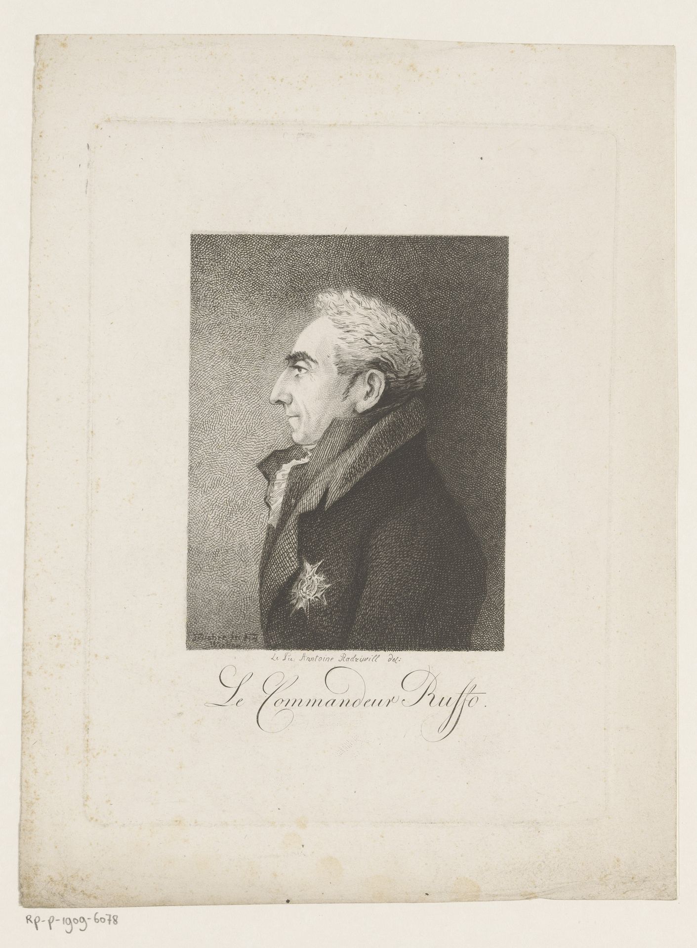 Portret van een onbekende man by Joseph Fischer