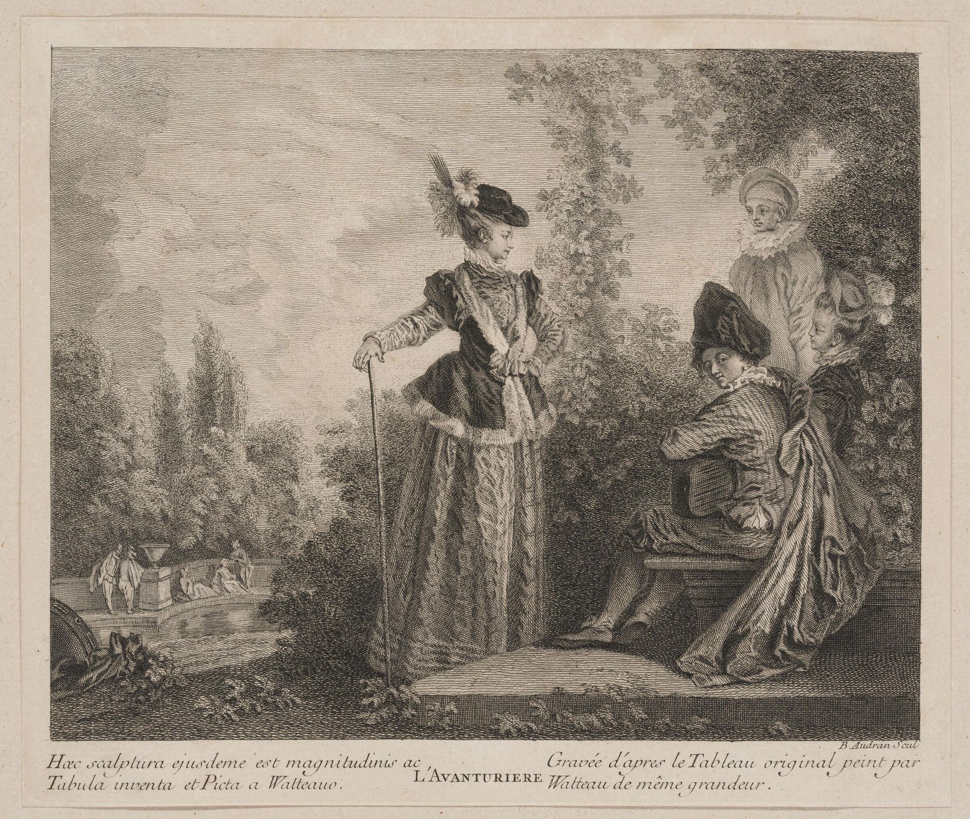 The Adventuress by BenoÃ®t Audran the Younger