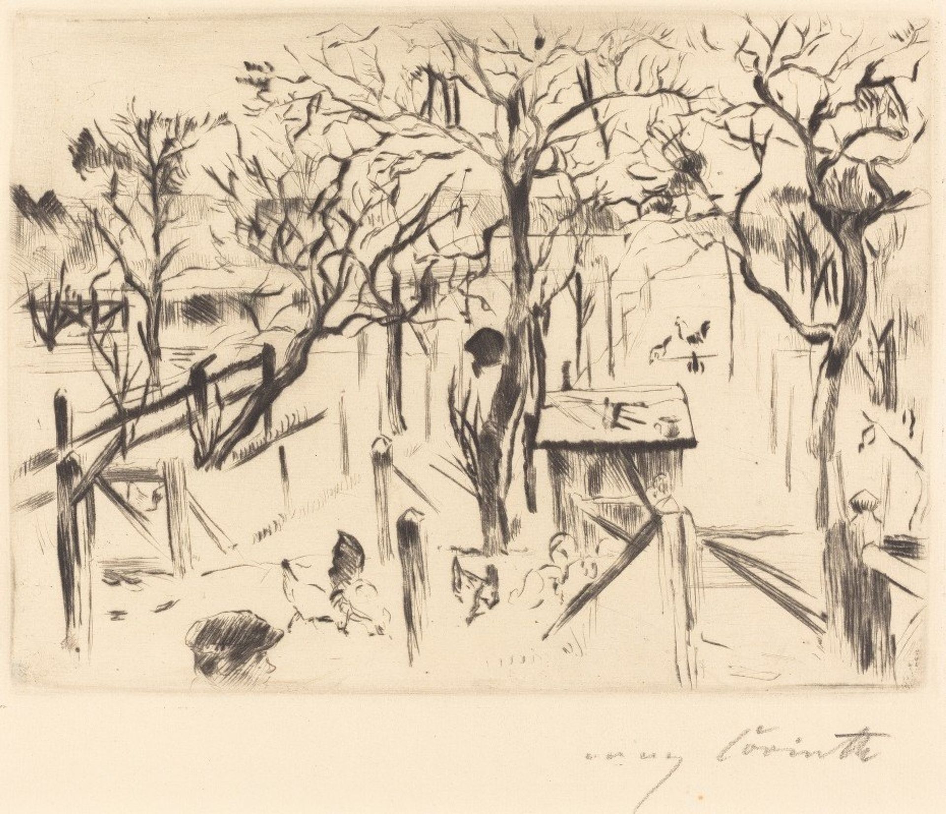 Fruit Garden in Autumn by Lovis Corinth