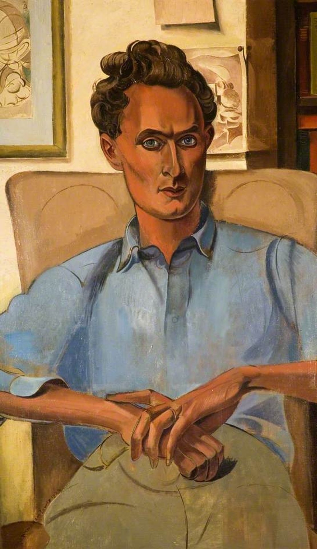 Stephen Spender (1909–1995) by Wyndham Lewis