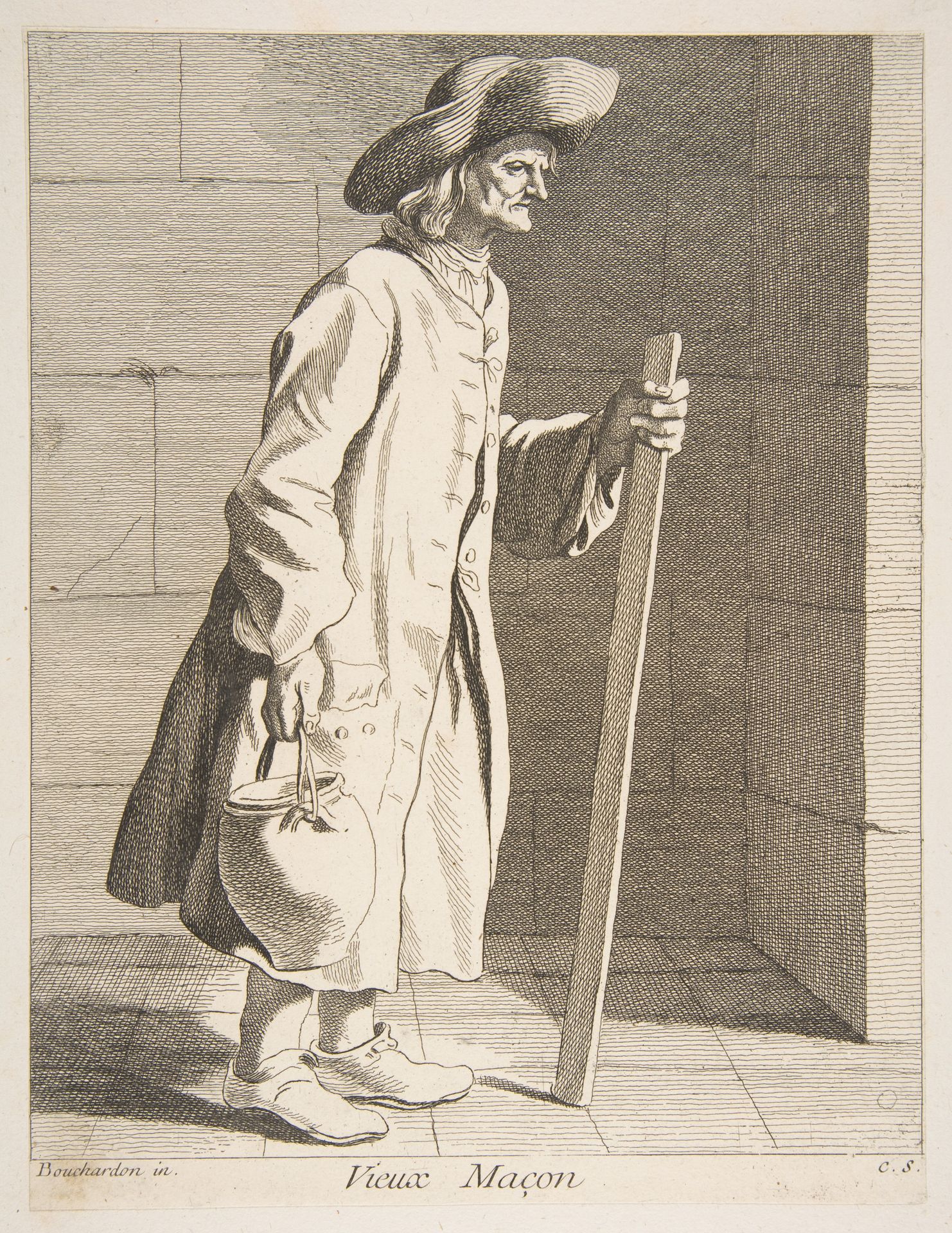Old Bricklayer by Anne Claude Philippe Caylus
