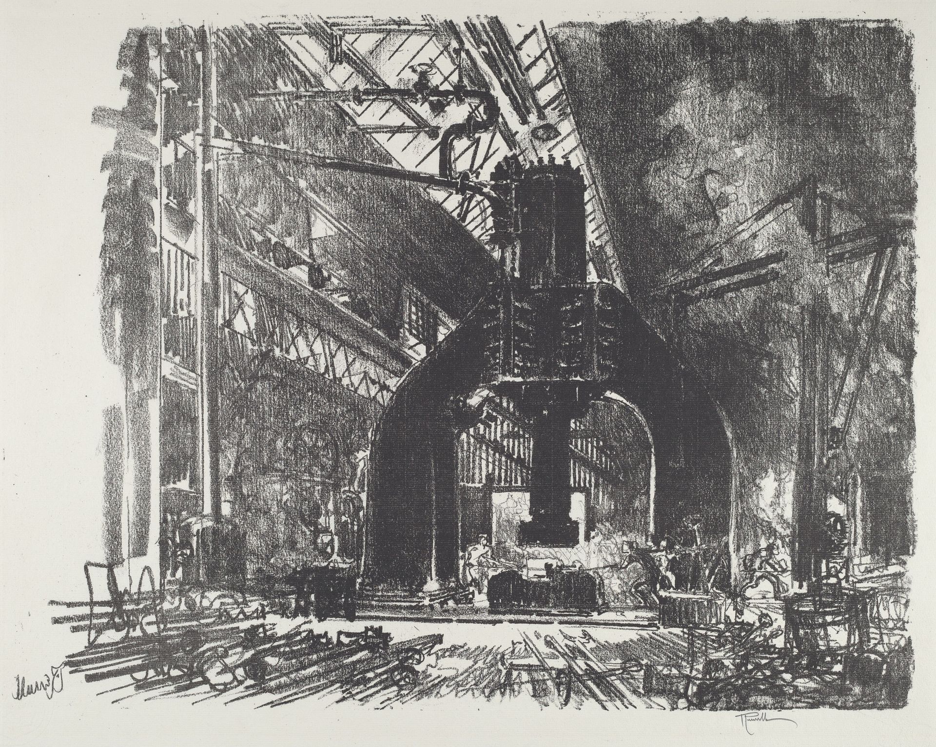 The Great Hammer by Joseph Pennell