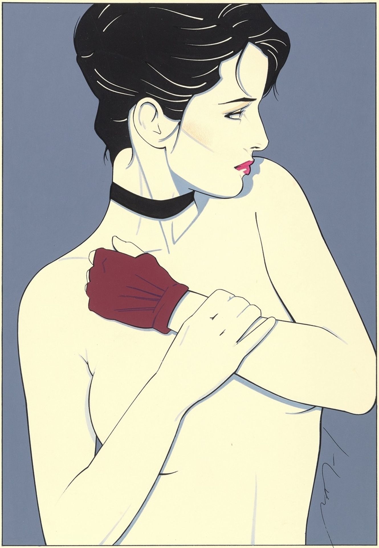 Glove, Commemorative #6 by Patrick Nagel