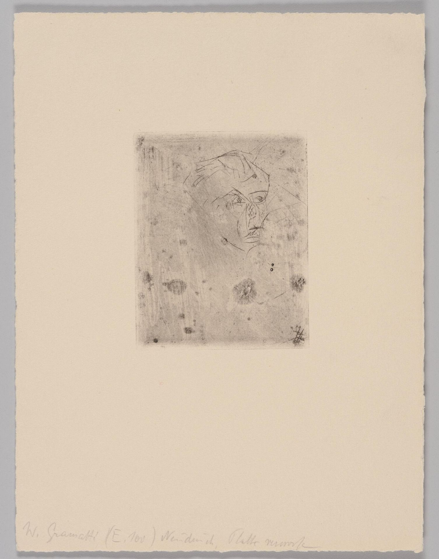 Self-portrait by Walter Gramatté
