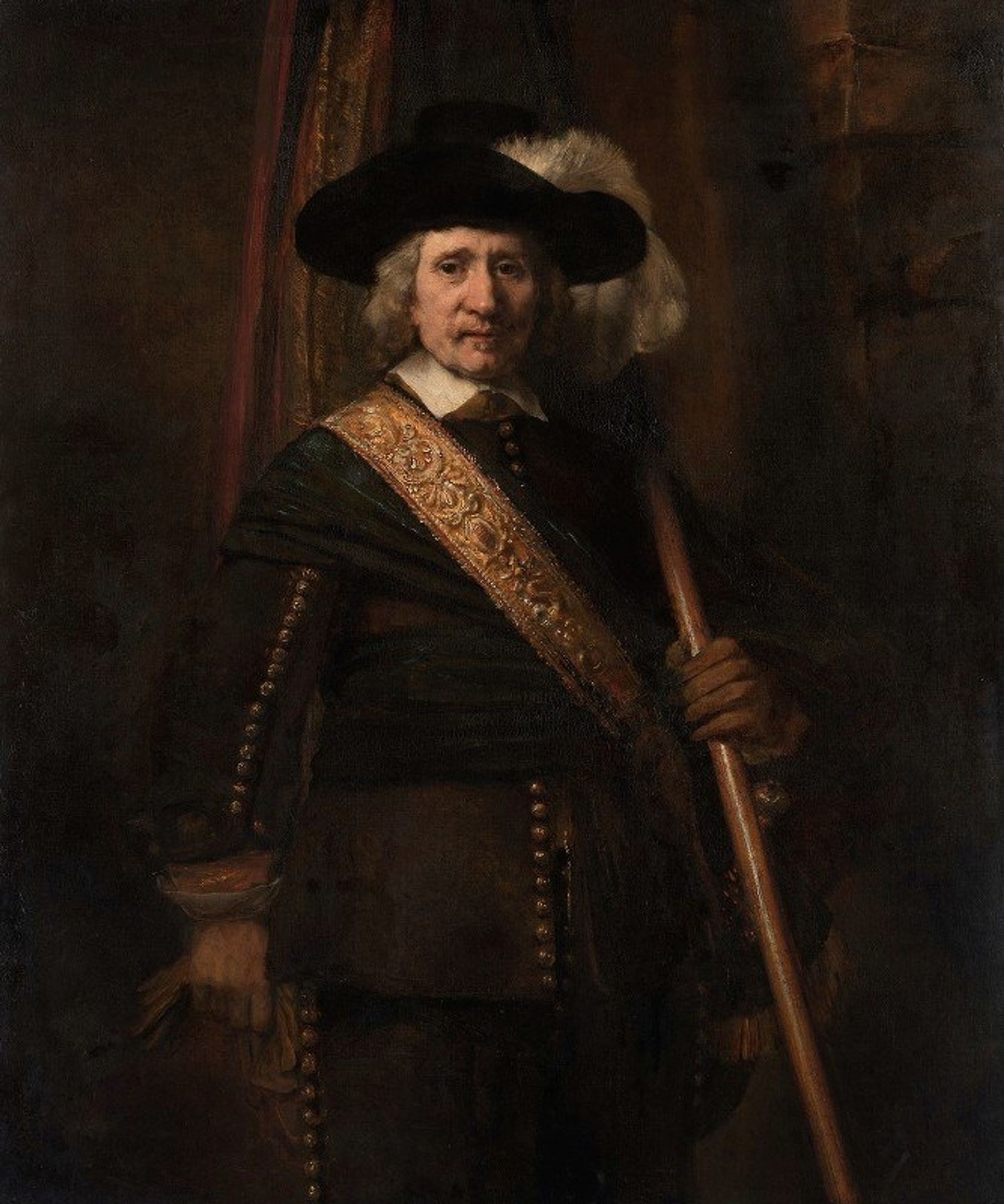 The Standard Bearer by Rembrandt van Rijn