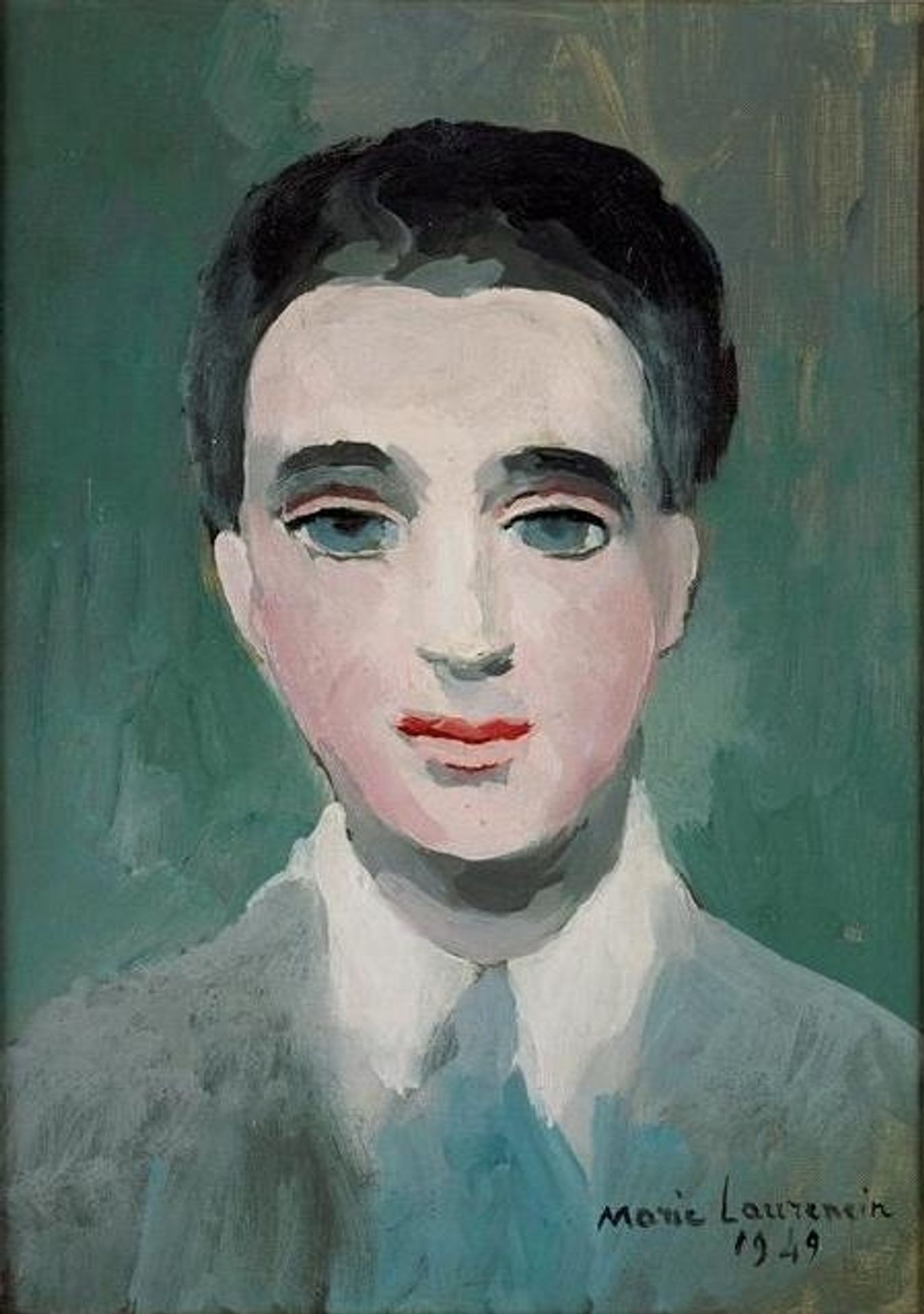 Portrait of Doctor Robert Le Masle by Marie Laurencin