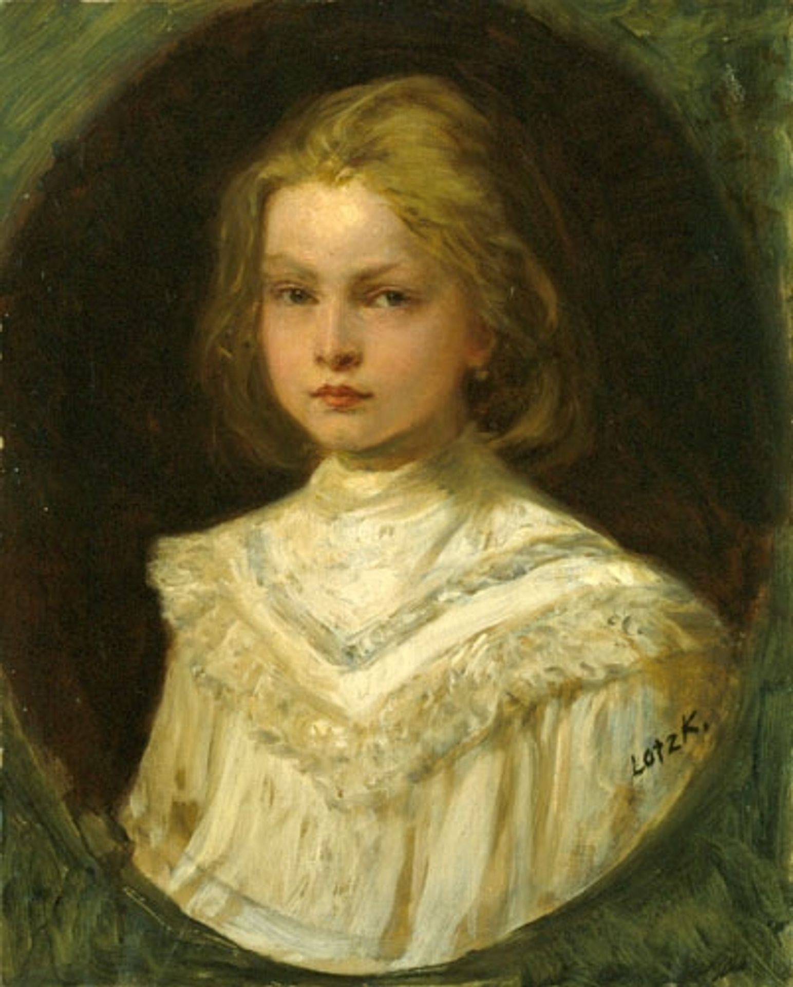 Little Girl by Károly Lotz