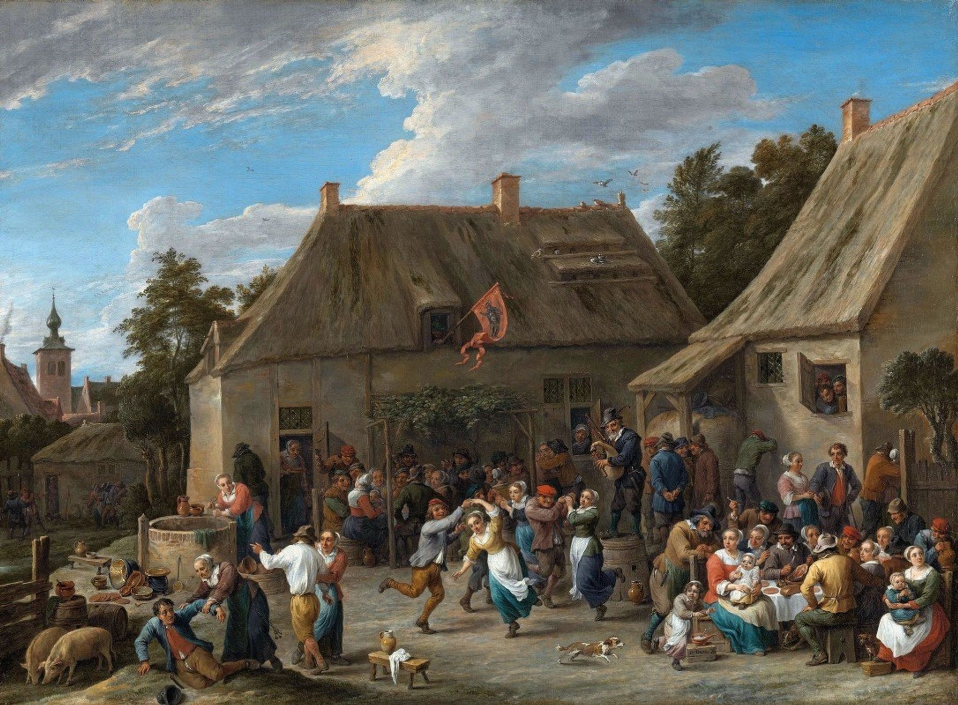Peasant Kermis by David Teniers The Younger
