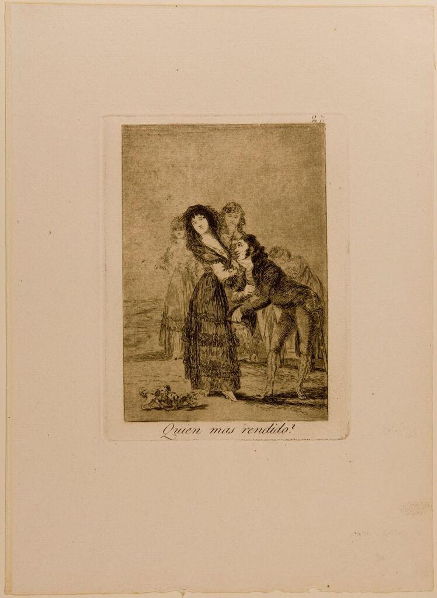 Which is the More Overcome? by Francisco JosÃ© de Goya y Lucientes