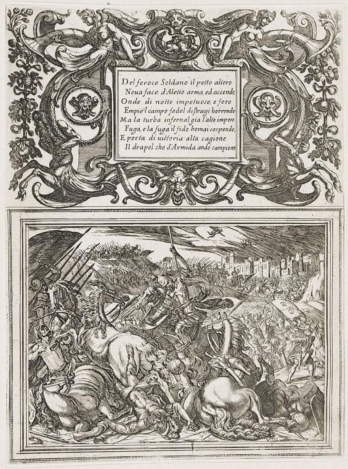 Illustration for Canto IX by Antonio Tempesta