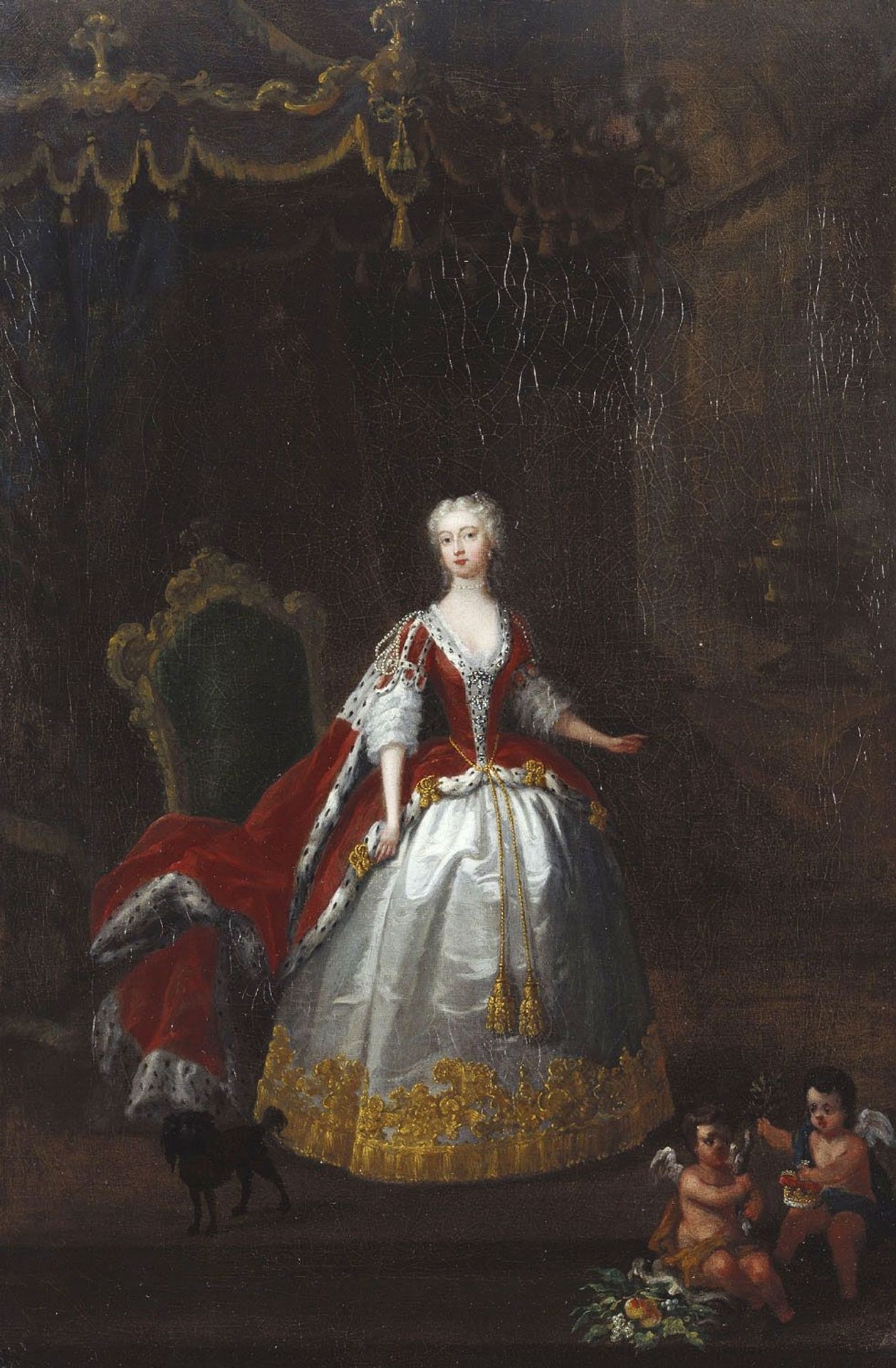 Portrait of Augusta of Saxe Gotha by William Hogarth