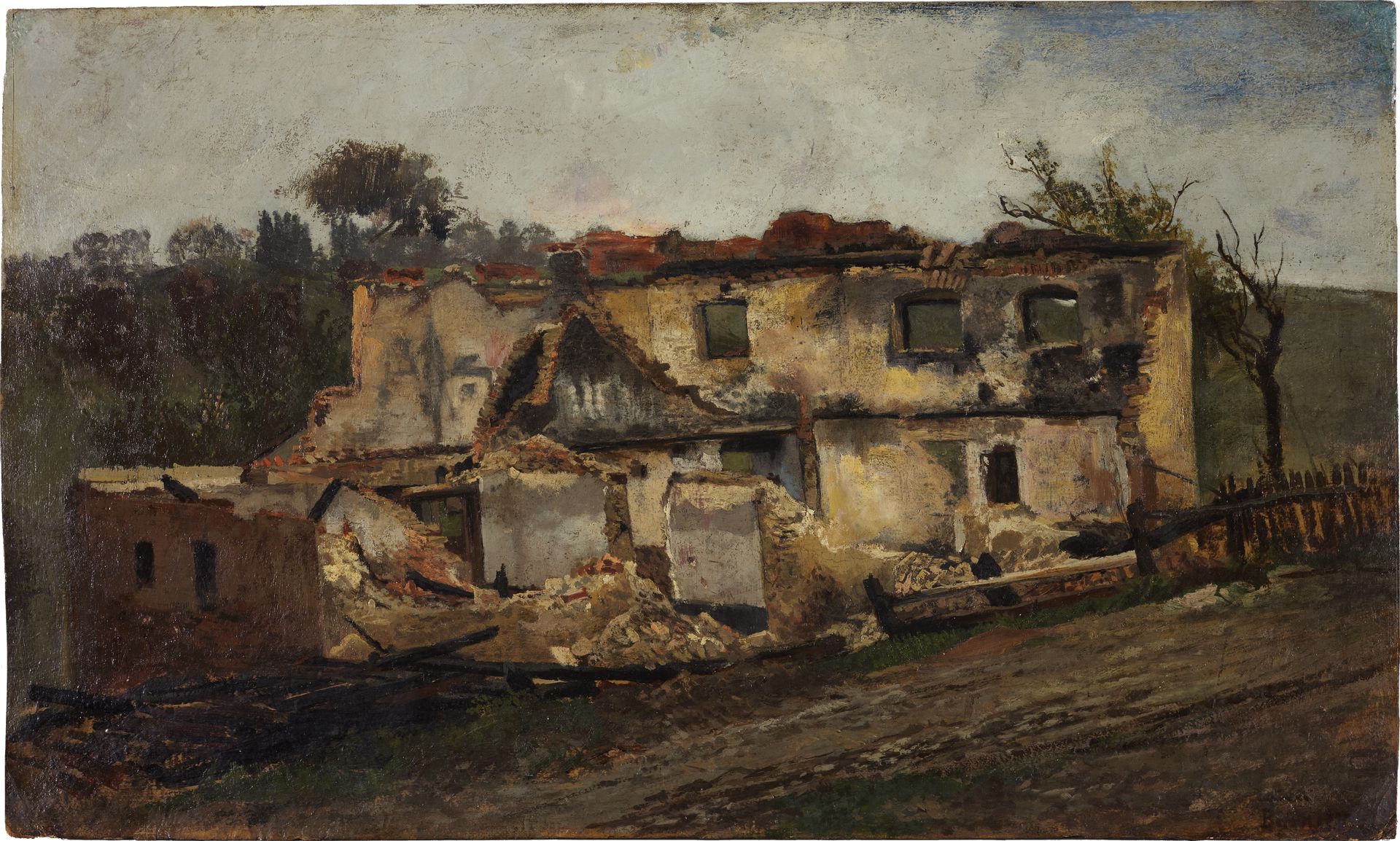 Destroyed House by Karl Peter Burnitz