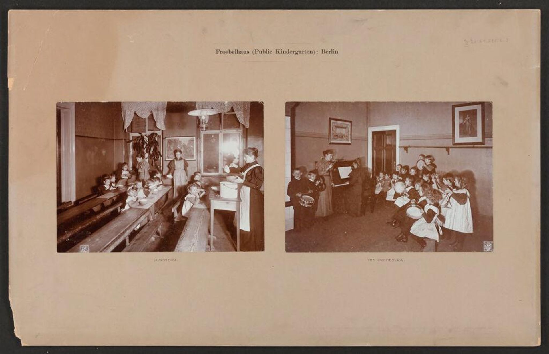 Education, General: Germany. Berlin. Volkskindergarten: Froebelhaus: Froebelhaus (Public Kindergarten): Berlin by Waldemar Titzenthaler