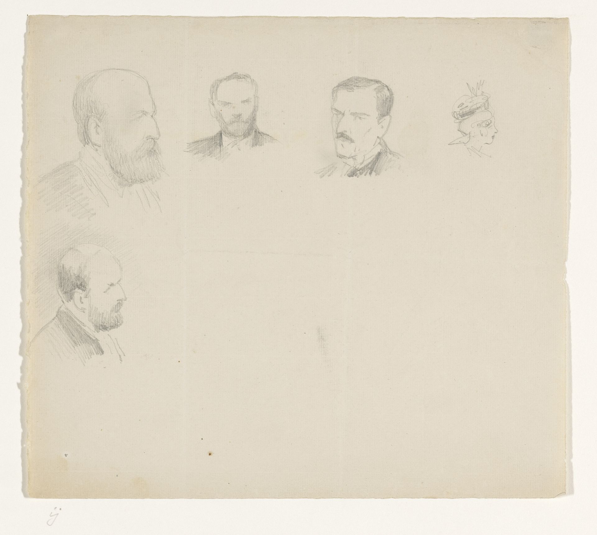 Portretschetsen by Johan Michaël Schmidt Crans