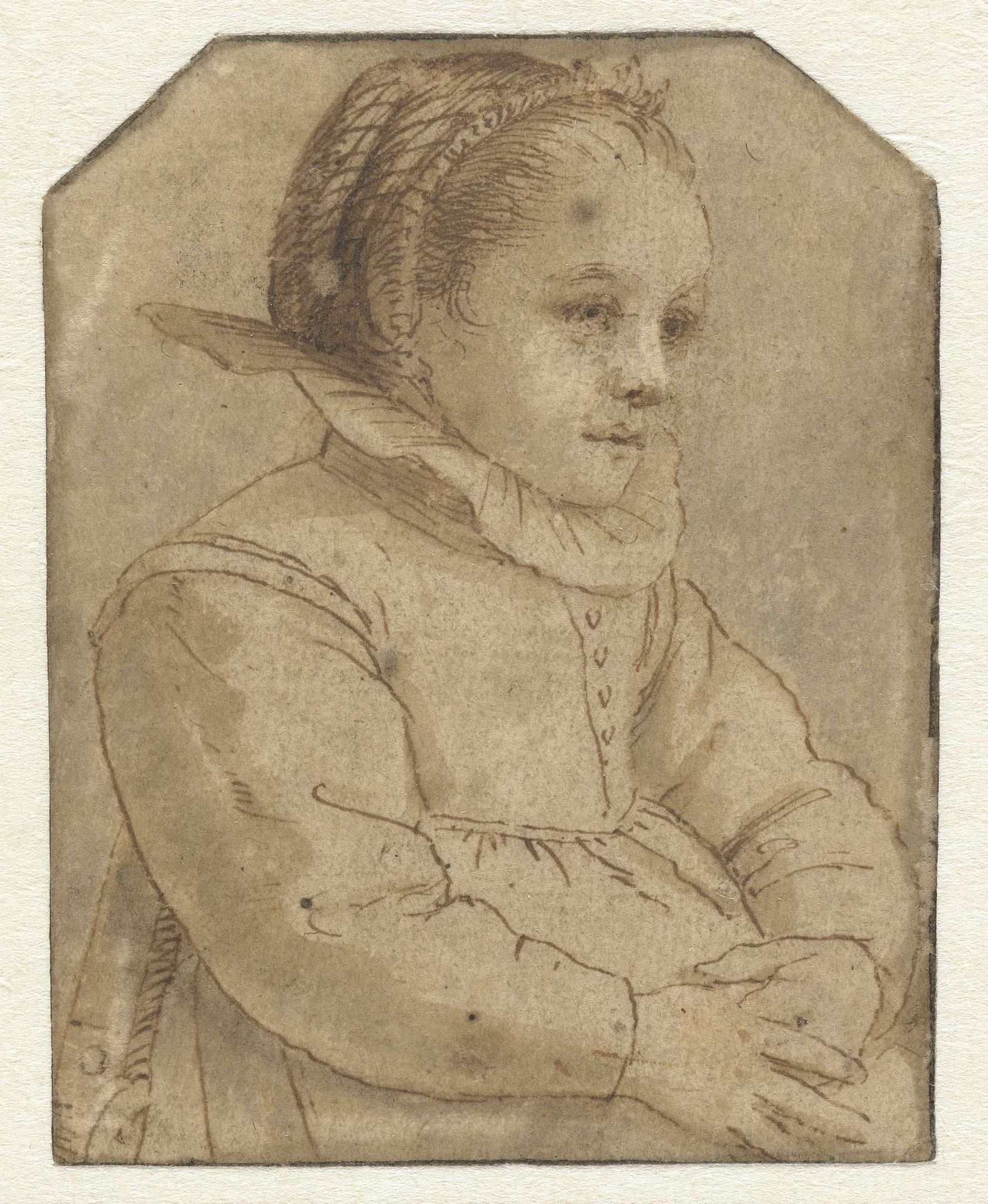 Portret van een meisje by Thomas de Keyser
