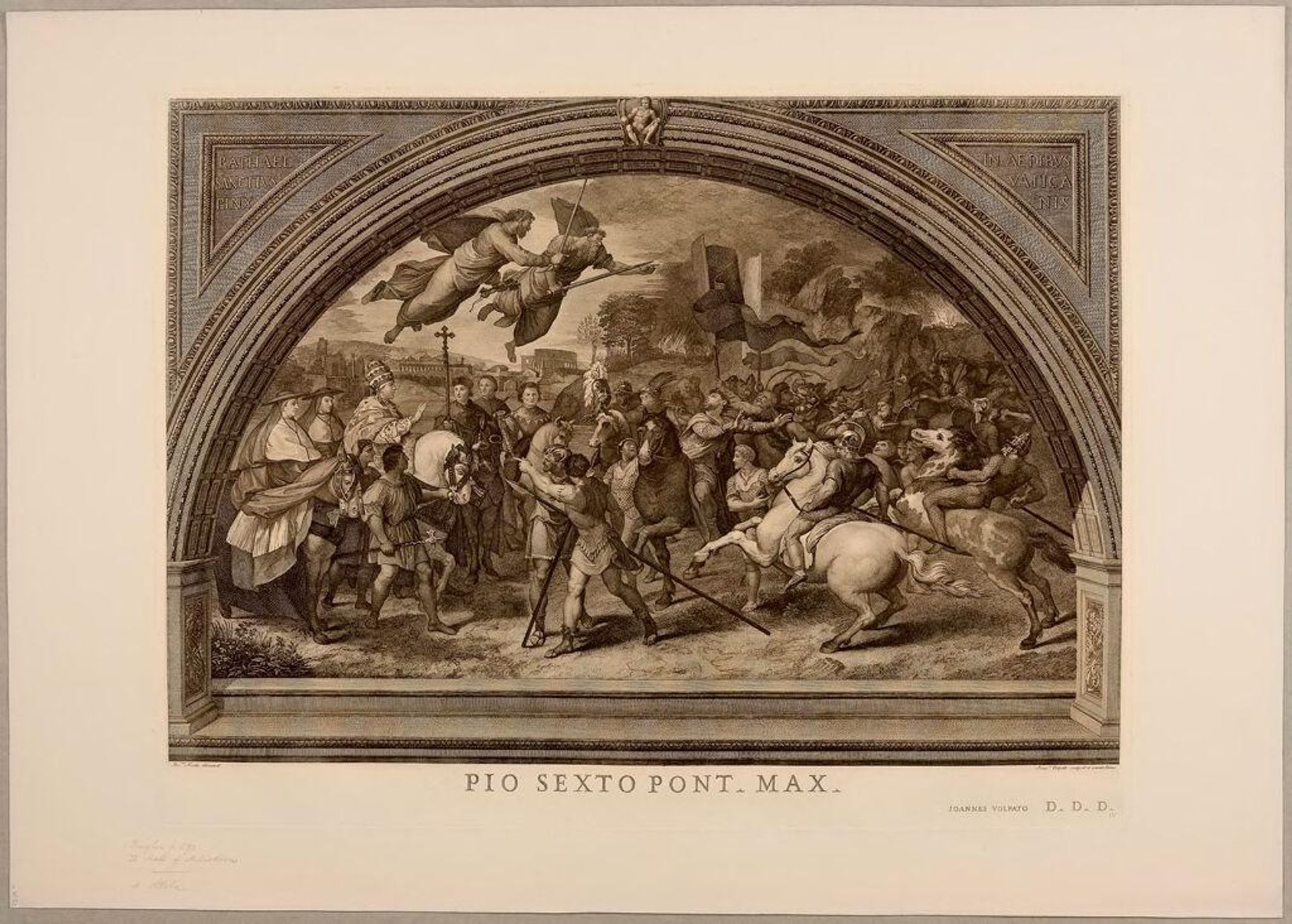 Defeat of Attila by Giovanni Volpato