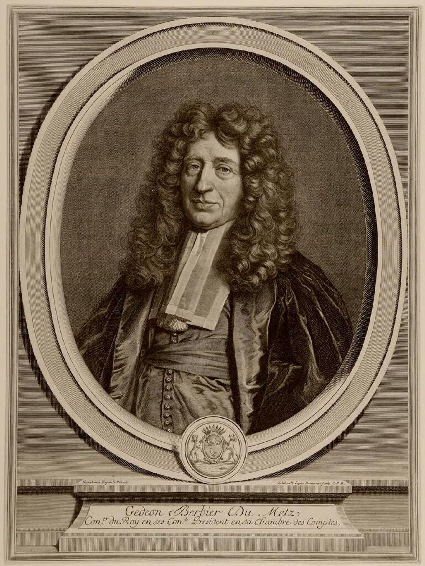 GÃ©dÃ©on Berbier Du Metz by Gérard Edelinck