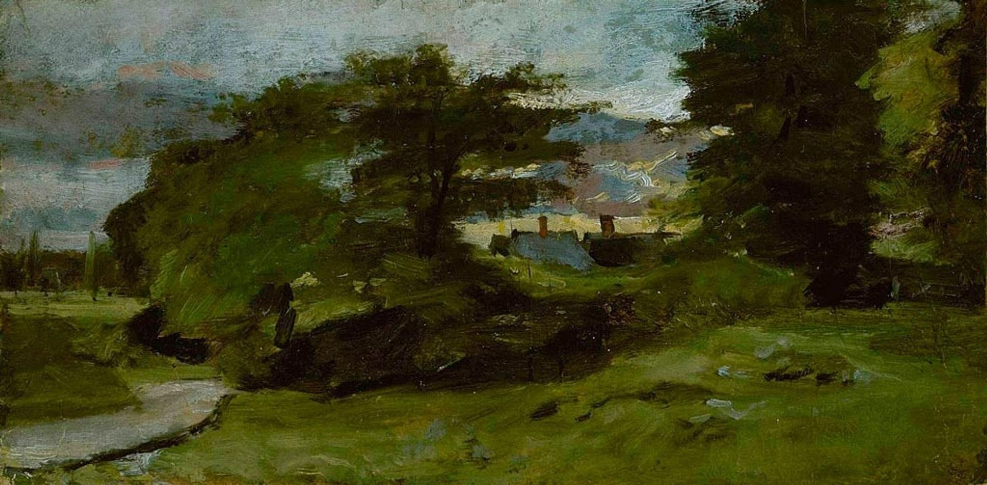 Landscape with Cottages by John Constable