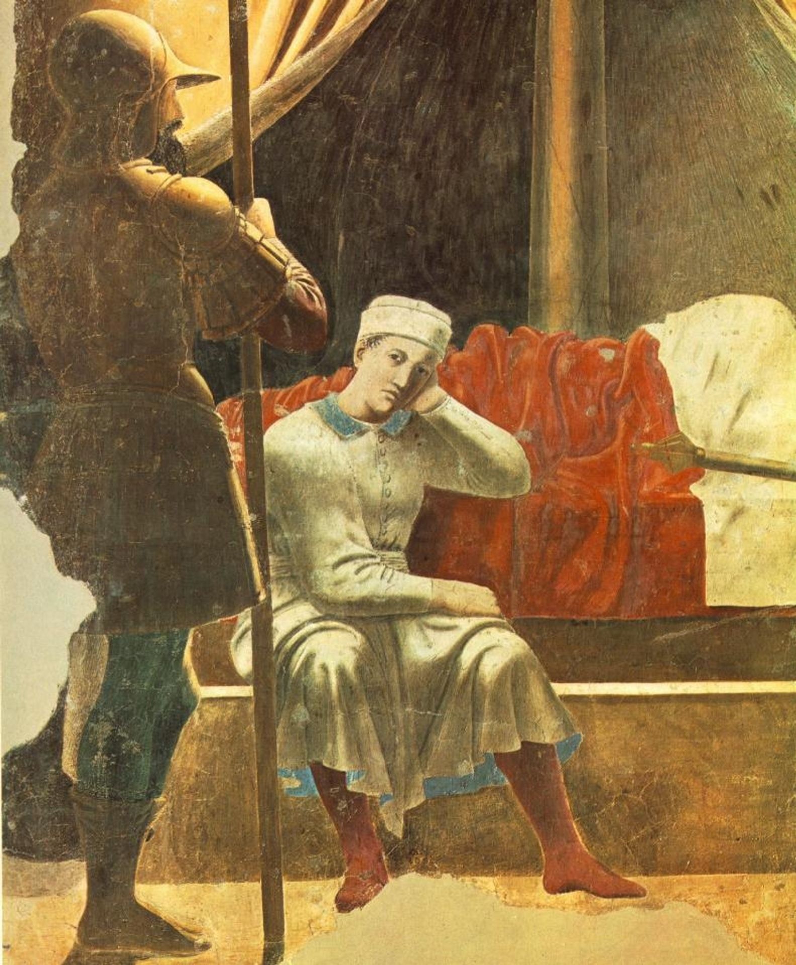 Vision of Constantine (detail) by Piero della Francesca