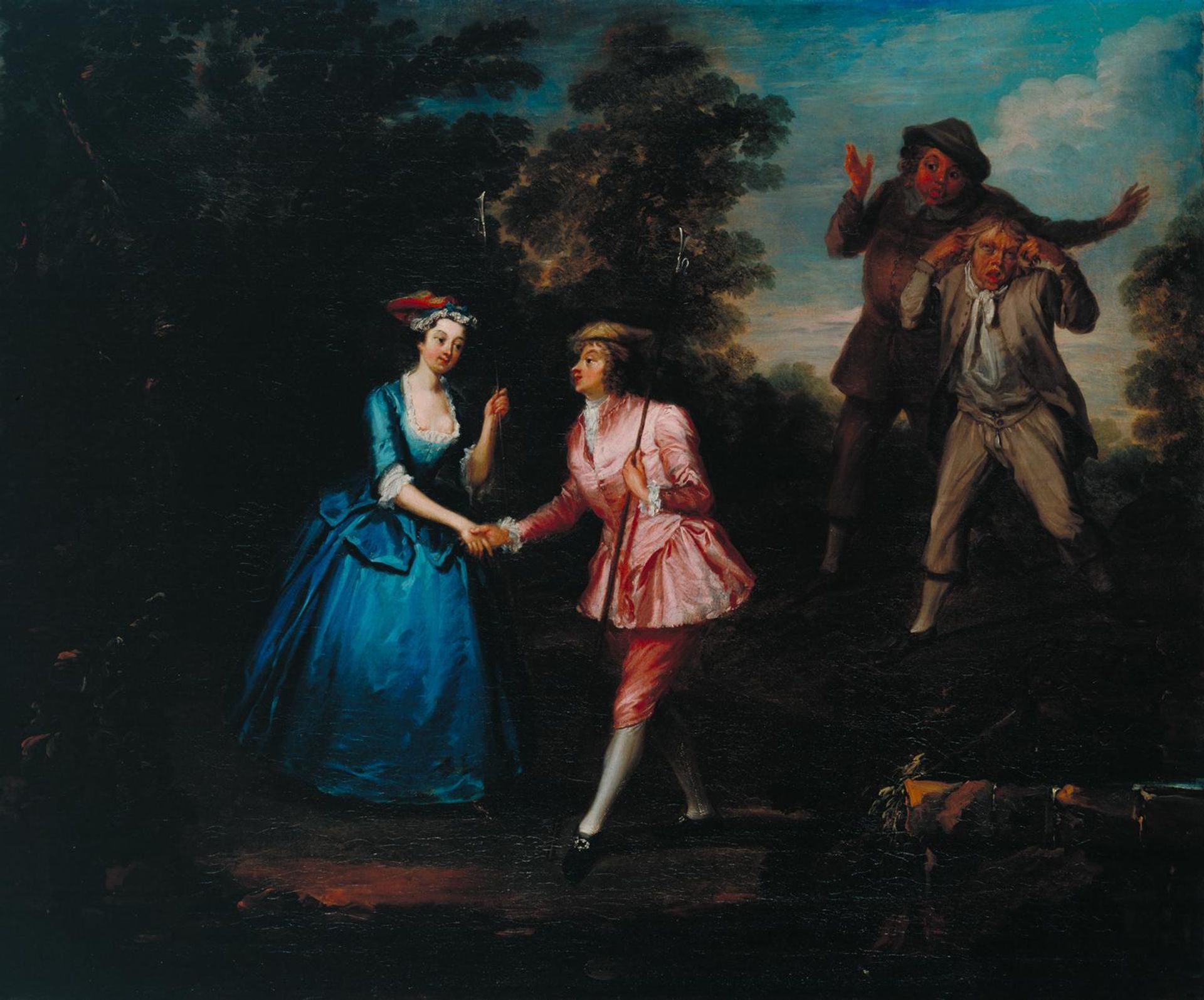 Damon and Phillida Reconciled: A Scene from Colley Cibber’s ‘Damon and Phillida’ by  William Jones