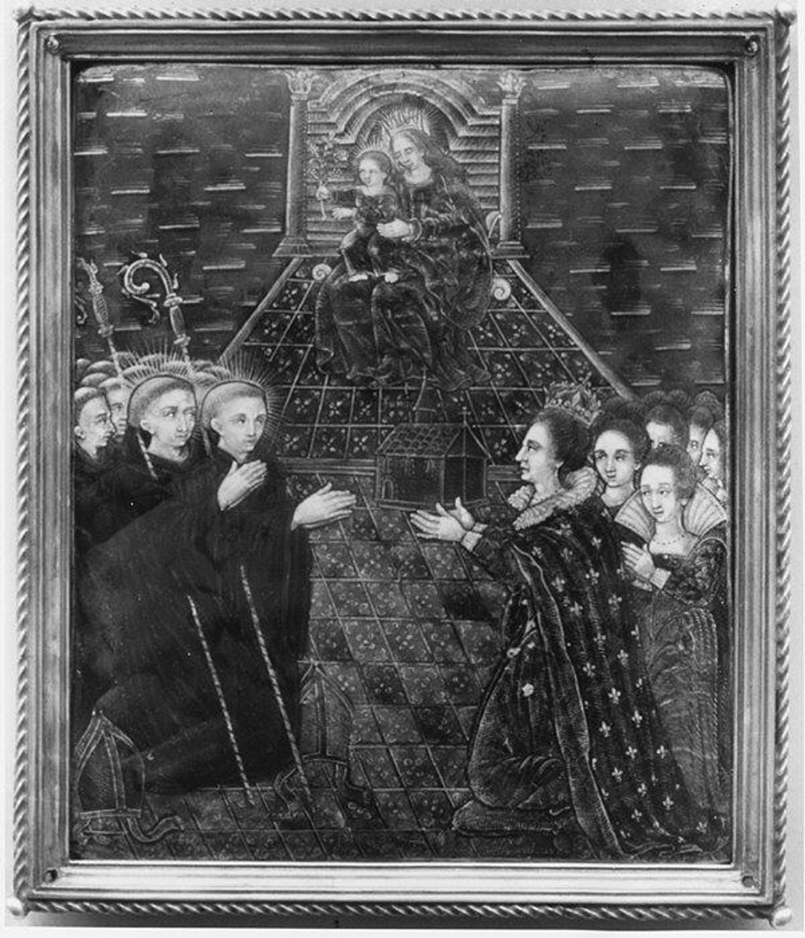 The Devotion of St. Bathilda by Jean Limosin