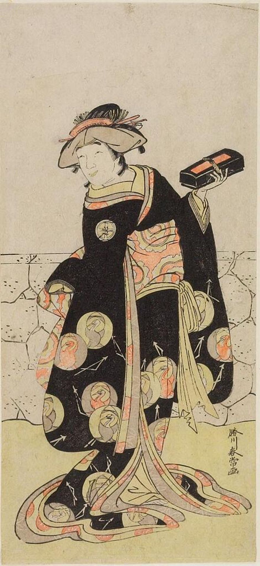Actor Otani Tokuji AS A MAID SERVANT by Katsukawa Shunjō