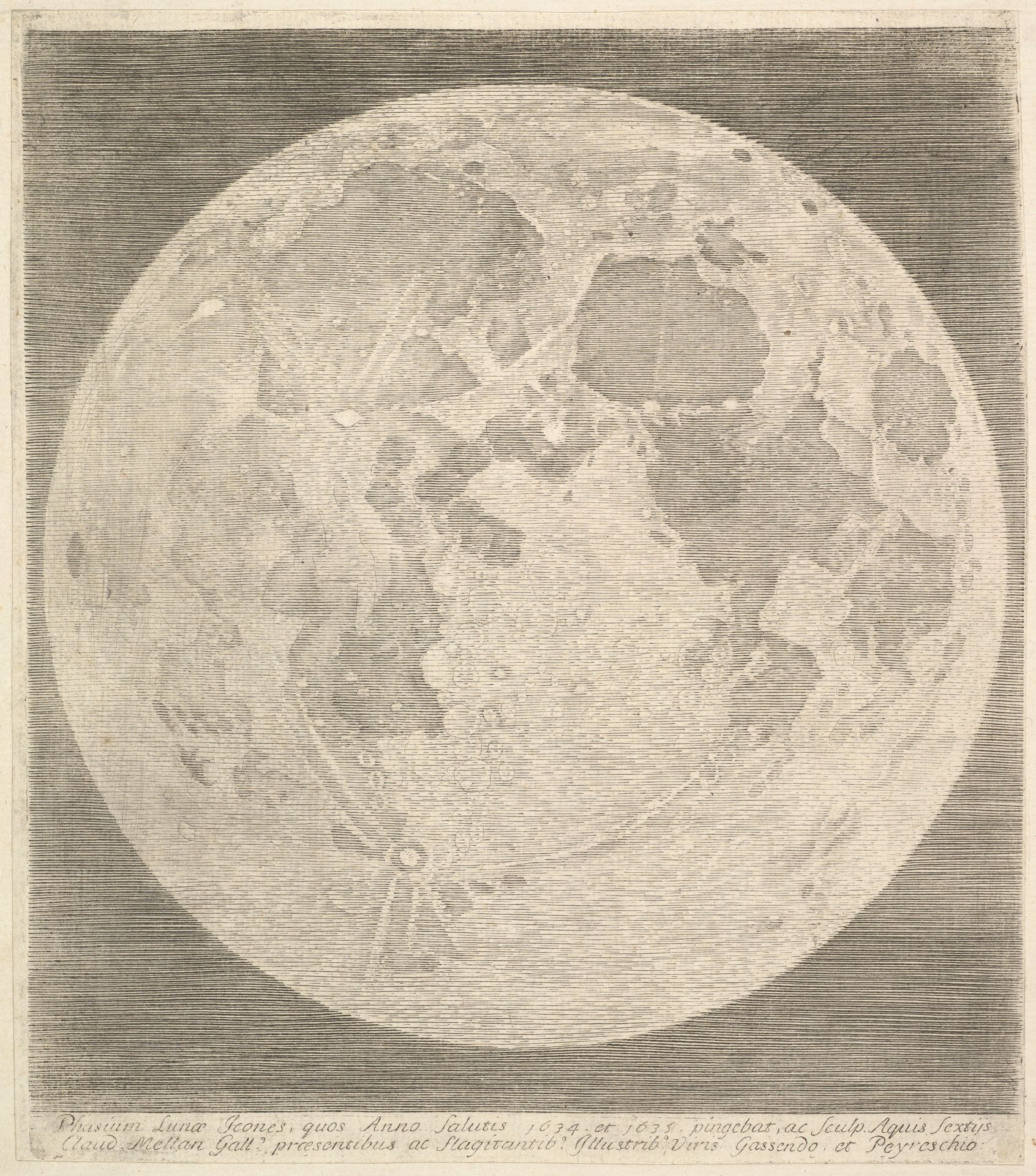 Full Moon by Claude Mellan