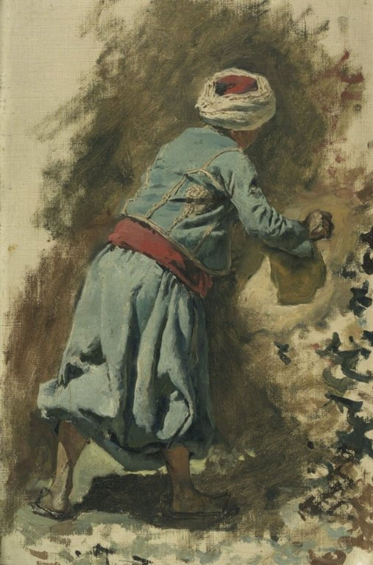 Study of a Moor in Blue by Edwin Lord Weeks