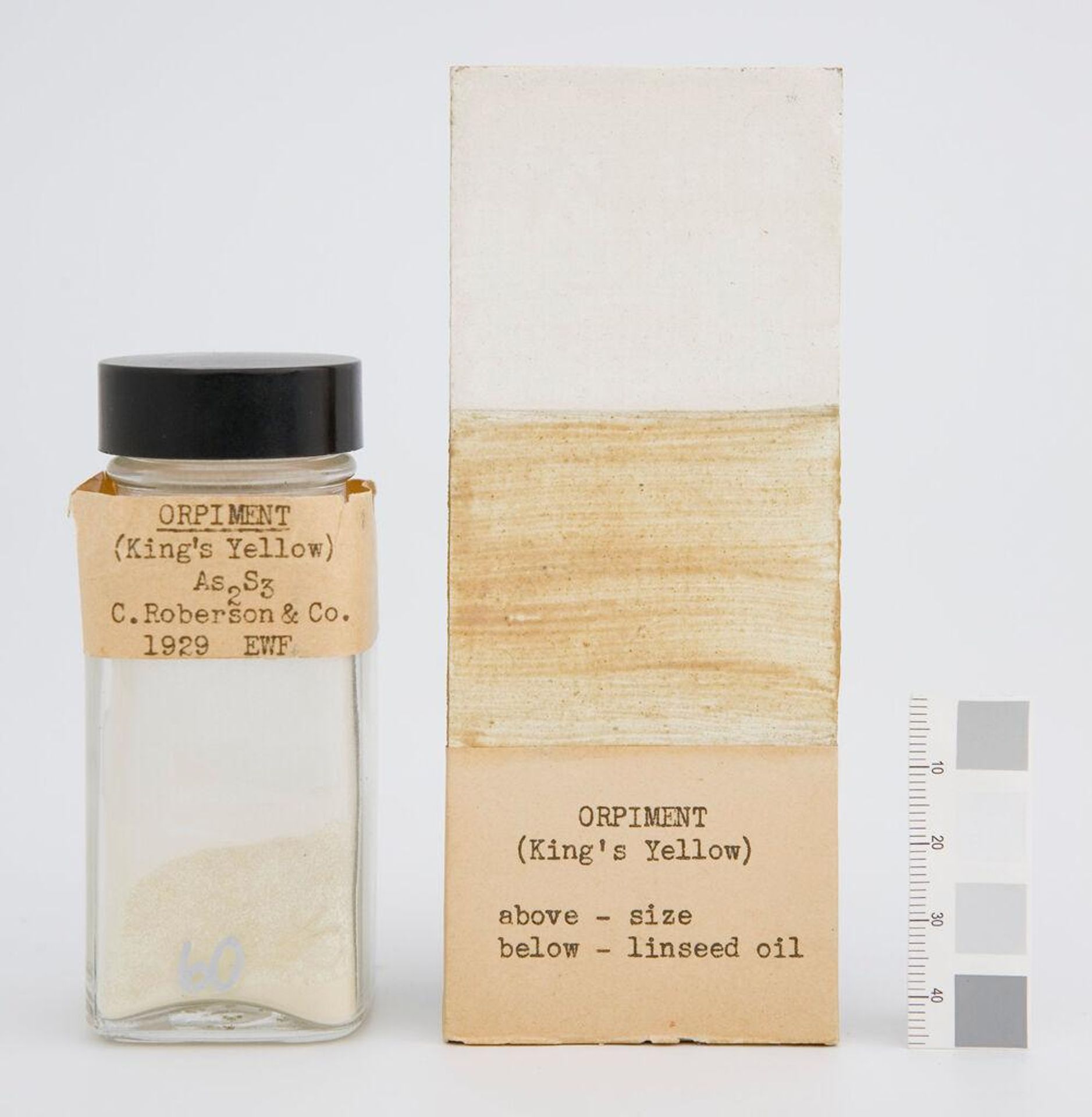 Orpiment (King's Yellow) by Manufactured by Charles Roberson and Co.