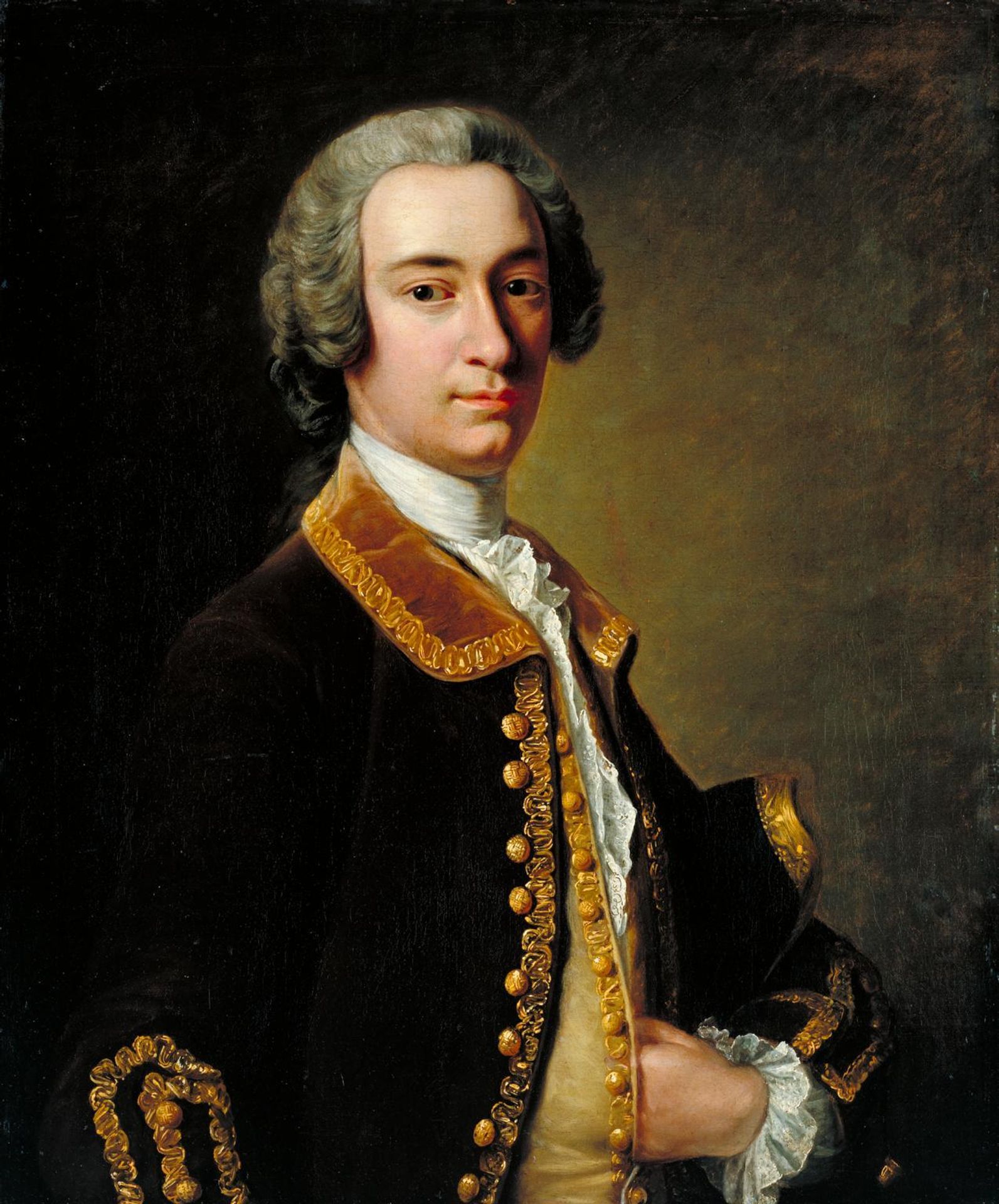 A Gentleman in Brown by William Hoare