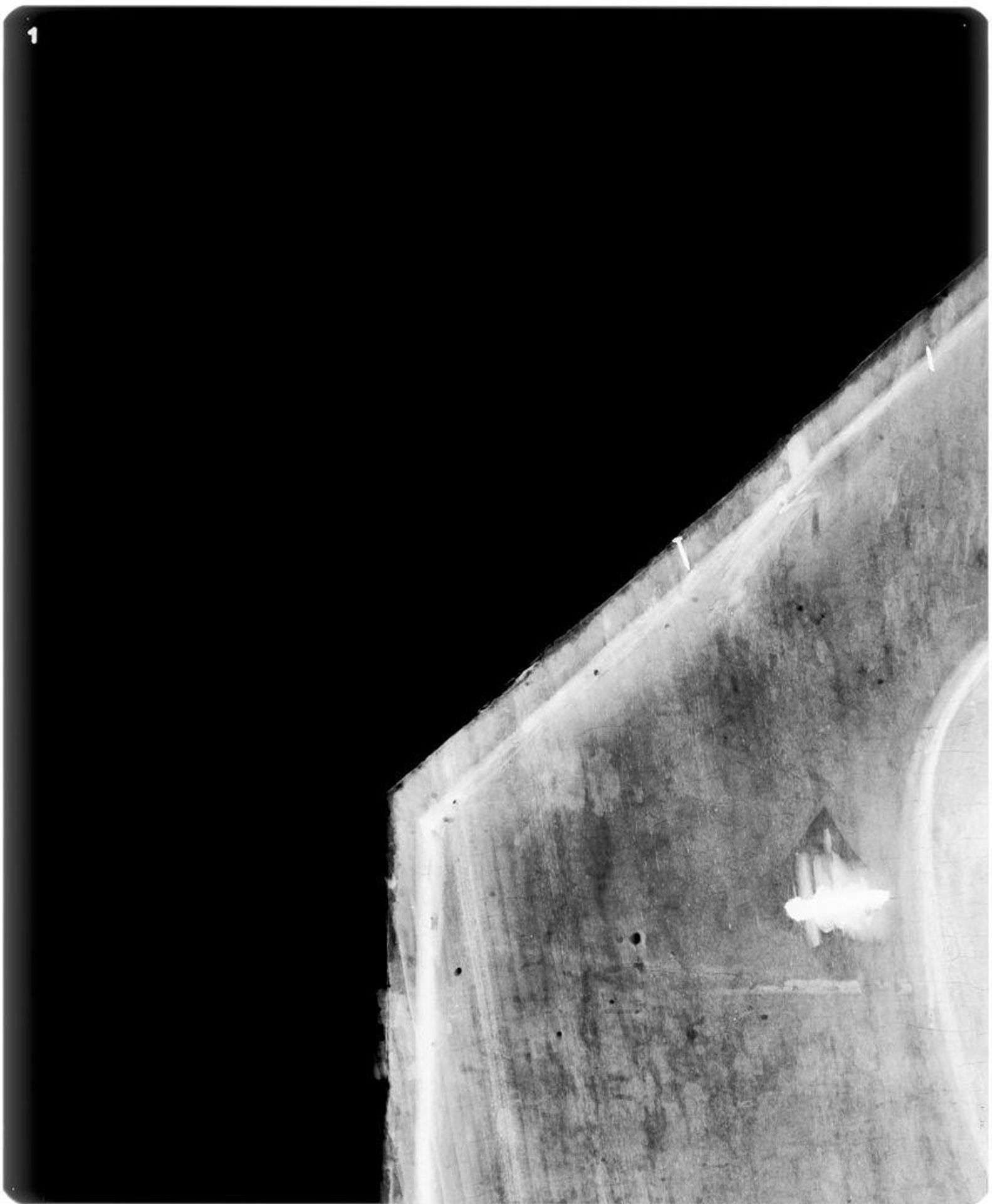 X-radiograph(s) of "St Dominic" by Artist of original: Guido da Siena