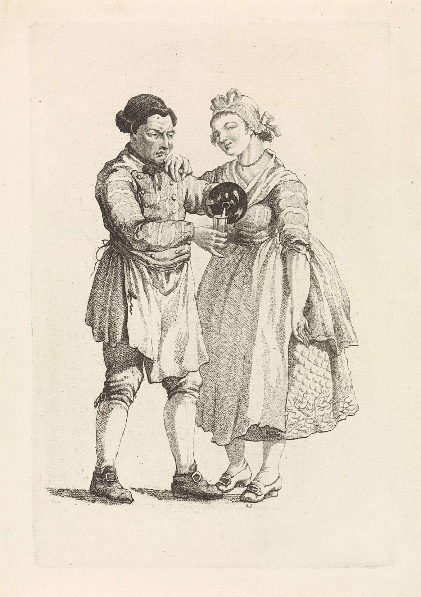 Waard en waardin by Mathias de Sallieth