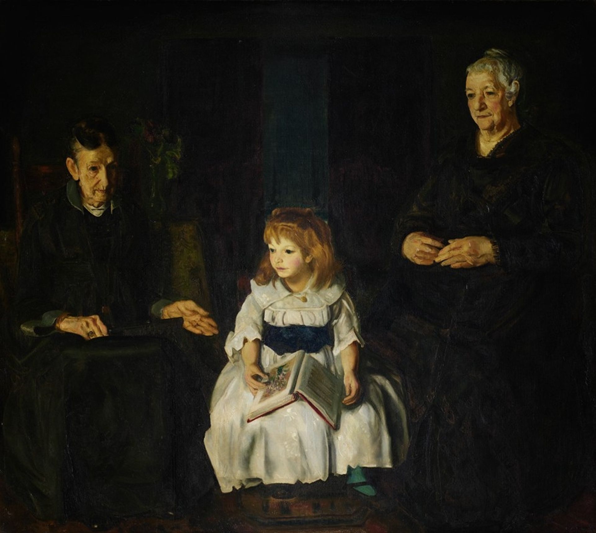 Elinor, Jean and Anna by George Wesley Bellows