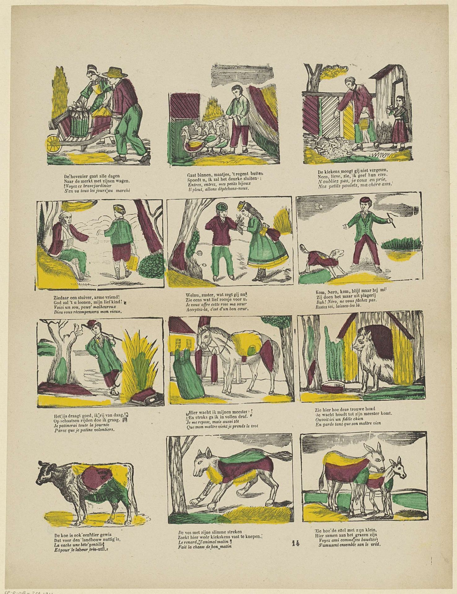 Verschillende voorstellingen by Franciscus Antonius Beersmans