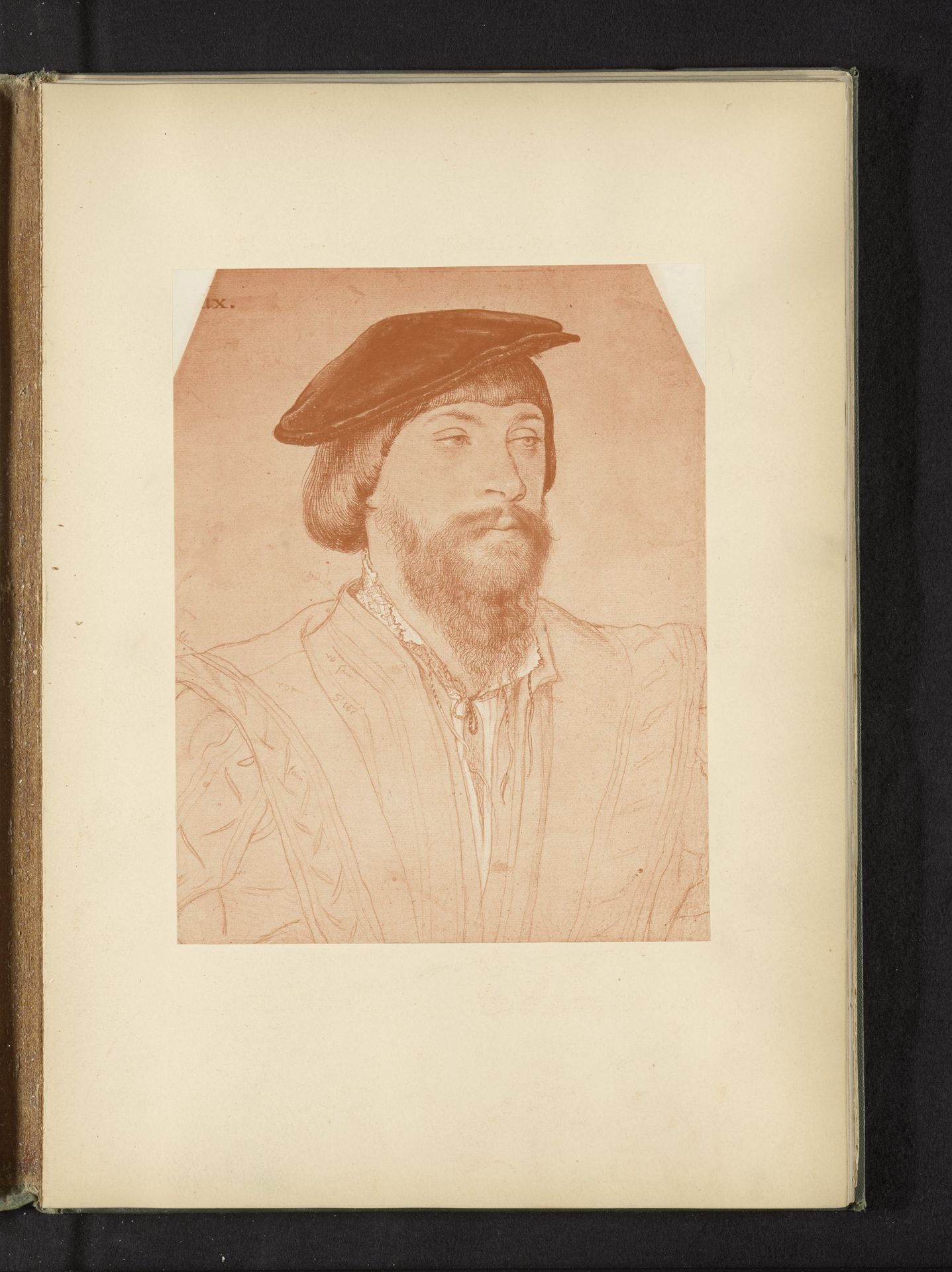 Fotoreproductie van een portret van Thomas Vaux door Hans Holbein by Anonymous