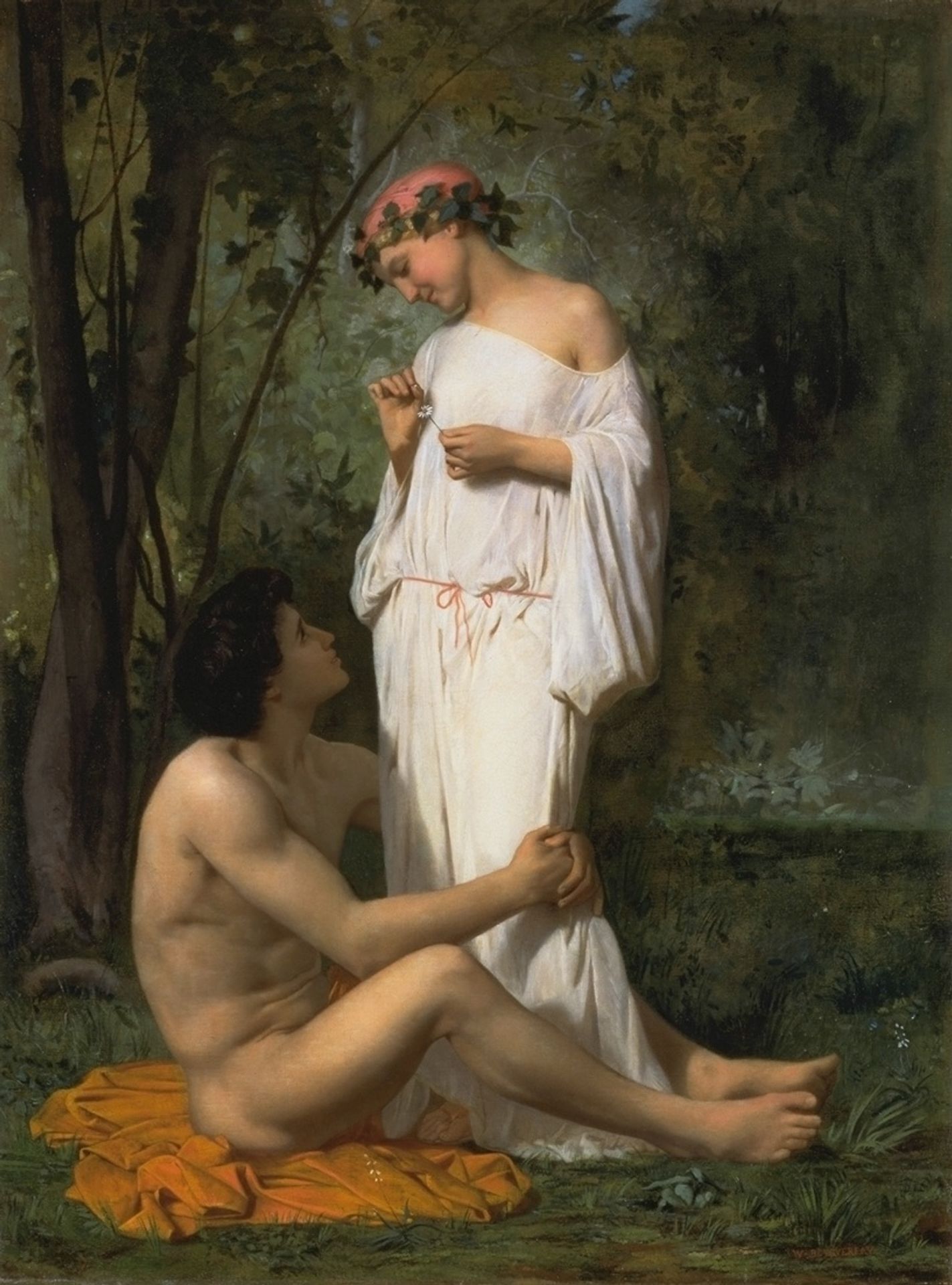 Idylle by William Bouguereau