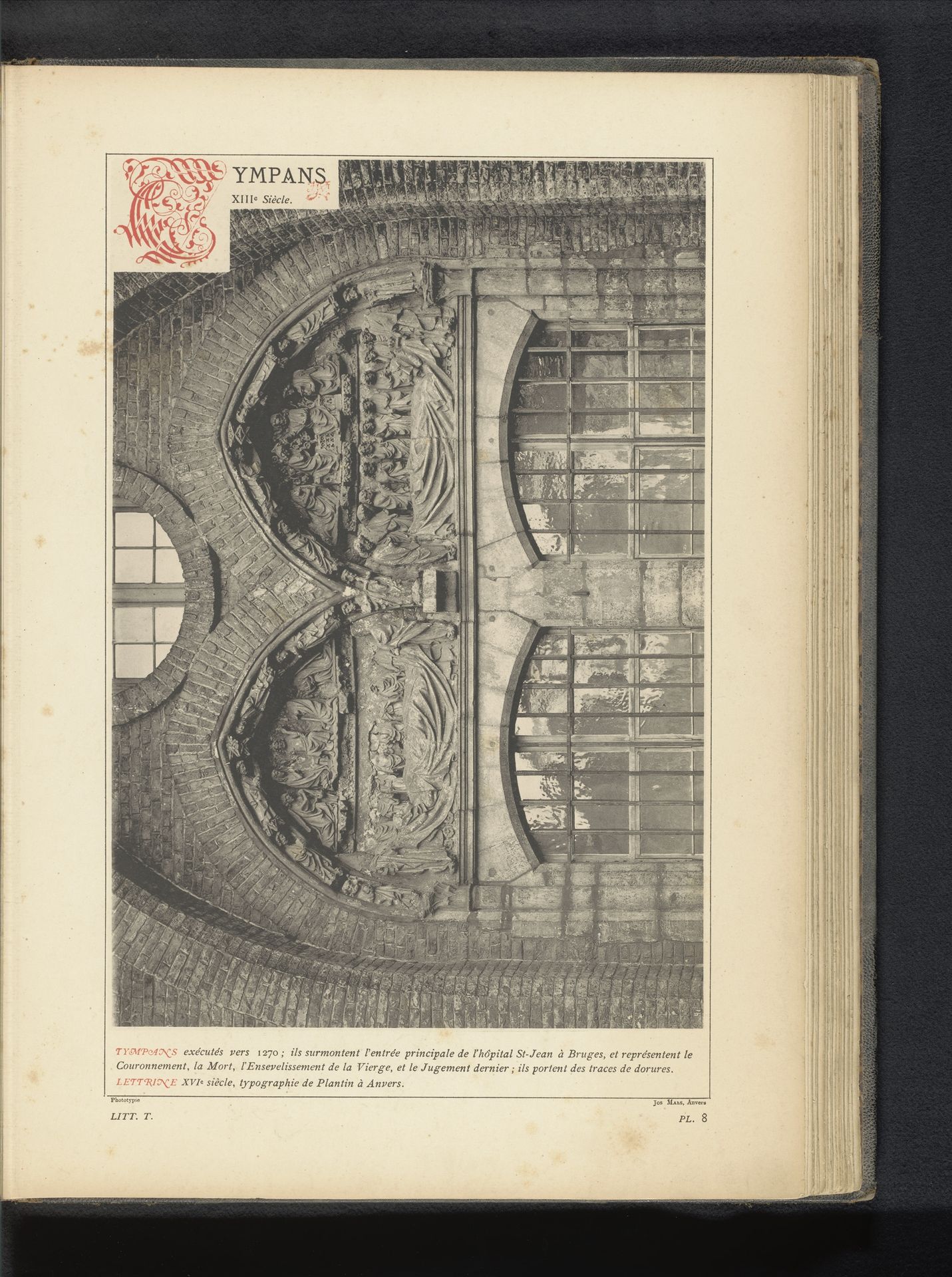 Timpanen van het Sint-Janshospitaal te Brugge by Anonymous