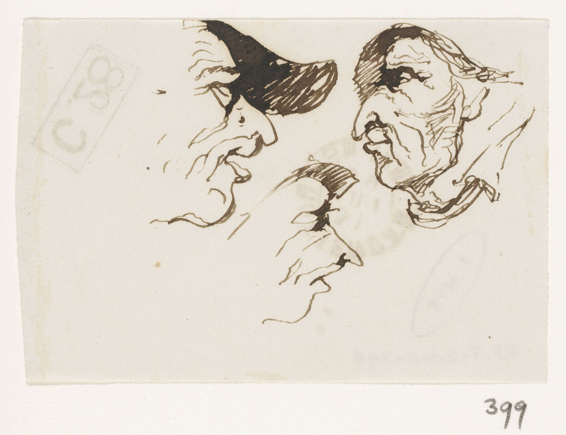 Drie koppen by Johannes Tavenraat