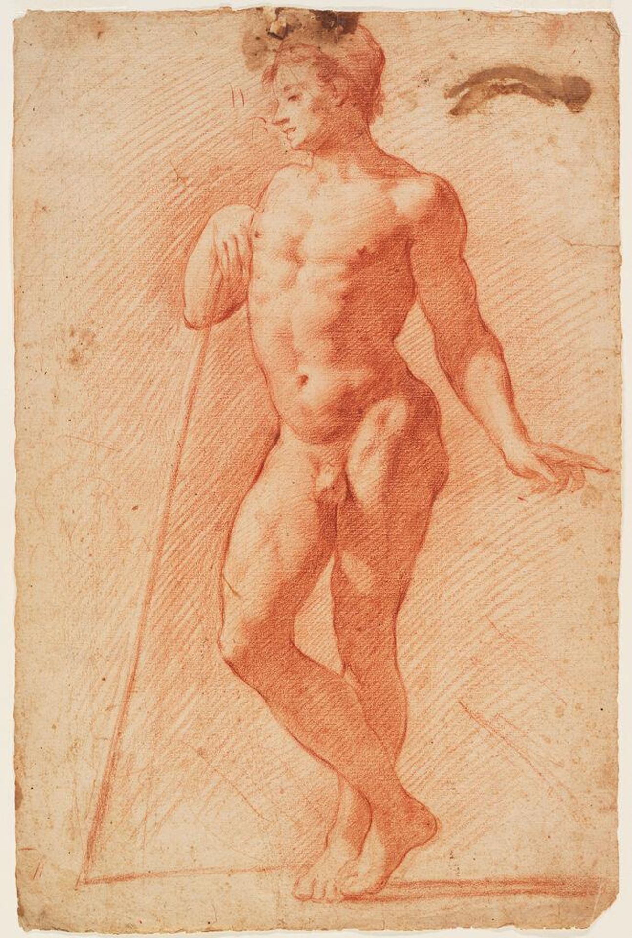 Standing Youth with Staff by Pietro Dandini