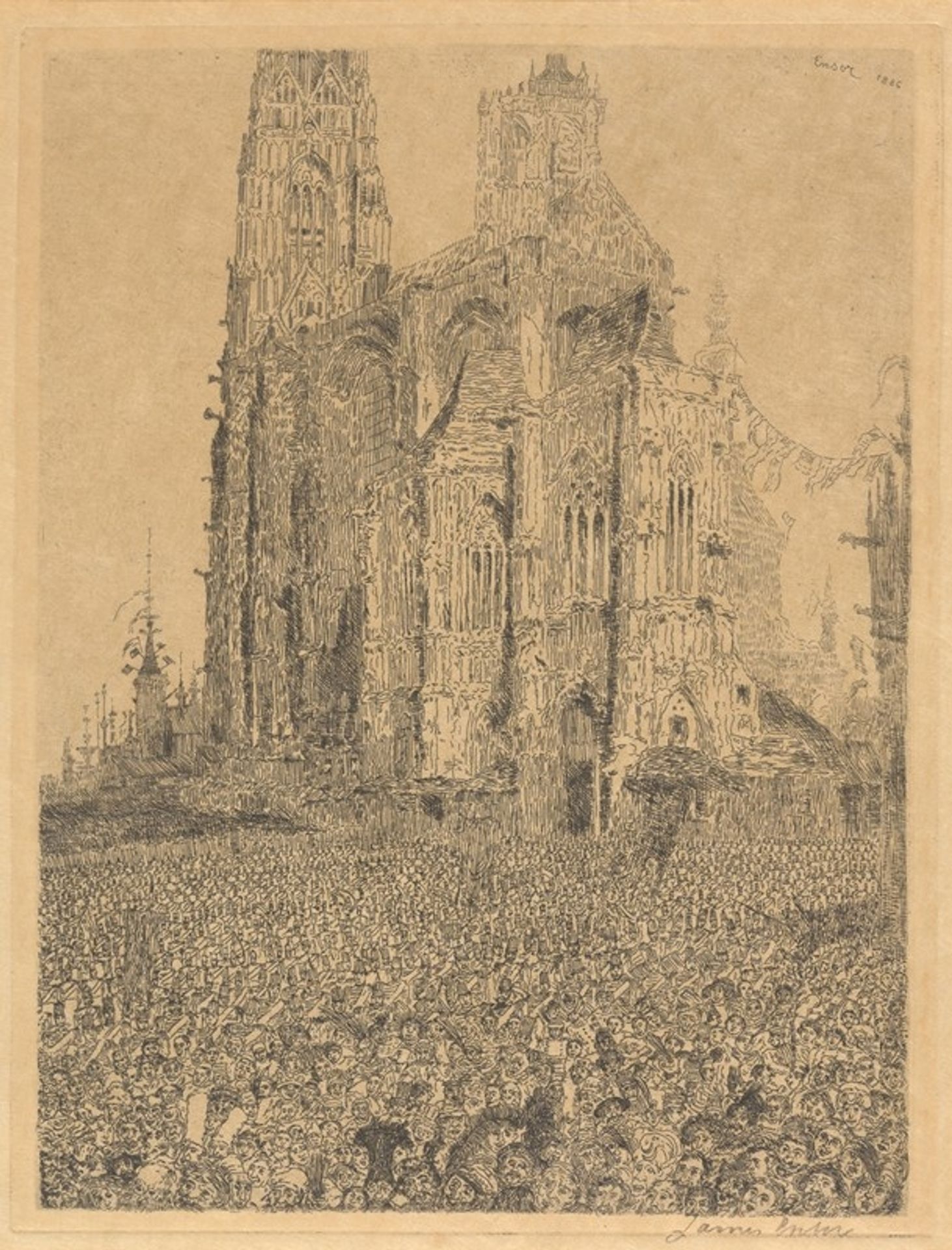 De kathedraal by James Ensor