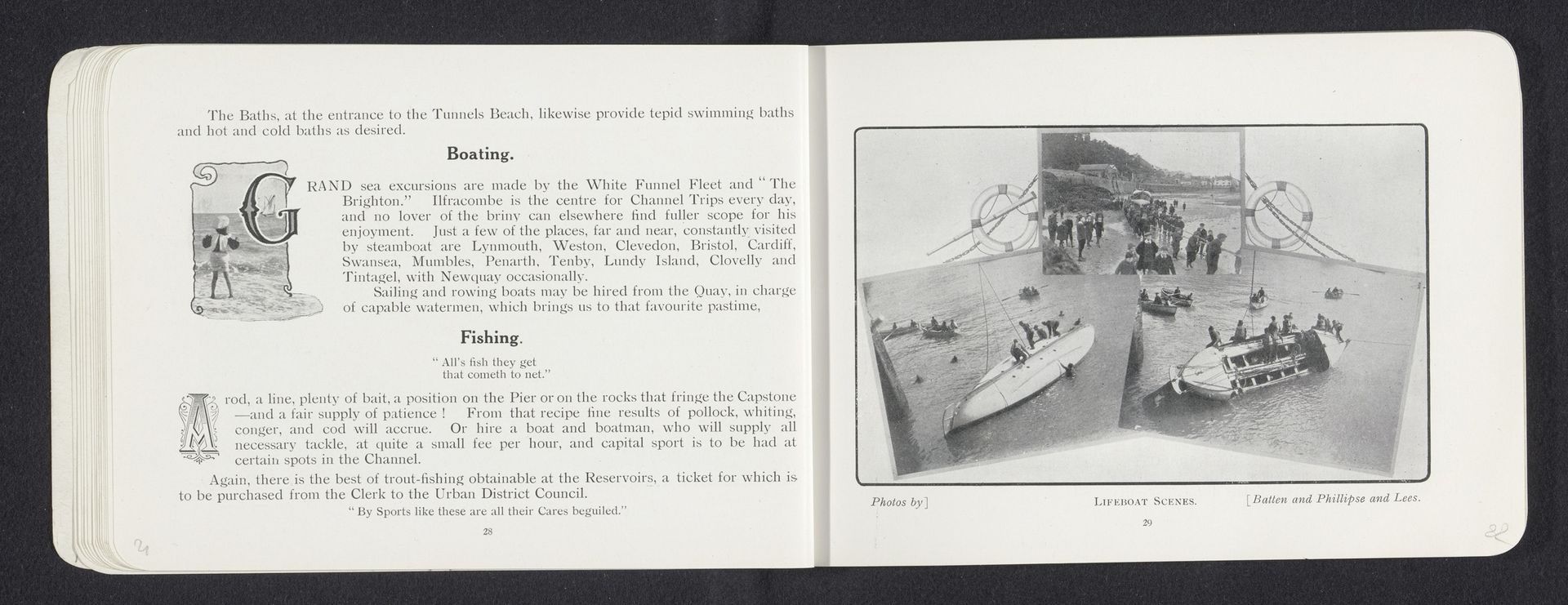 Lifeboat scenes by G.K. Batten
